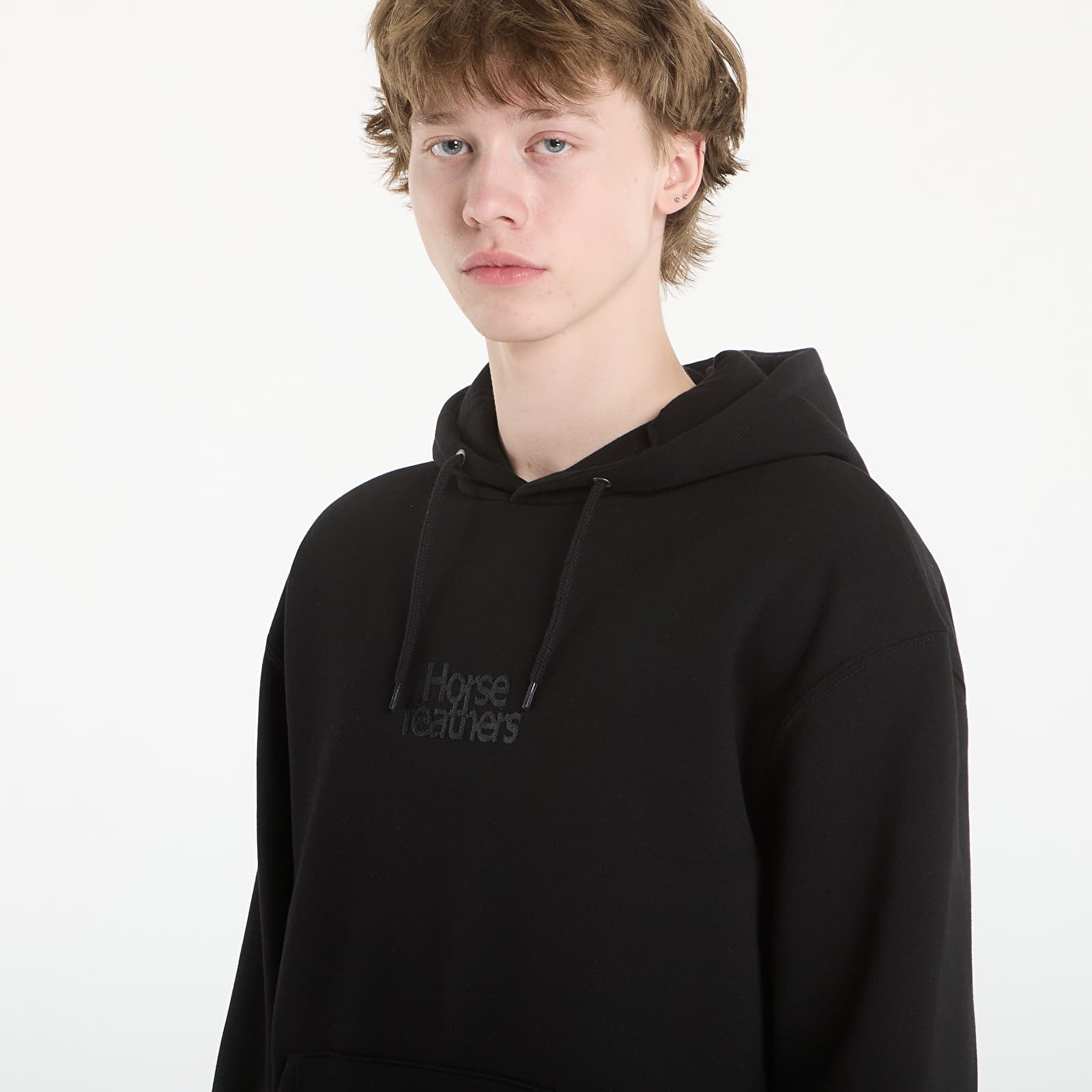 Hoodies voor heren Horsefeathers Darby Sweatshirt Black