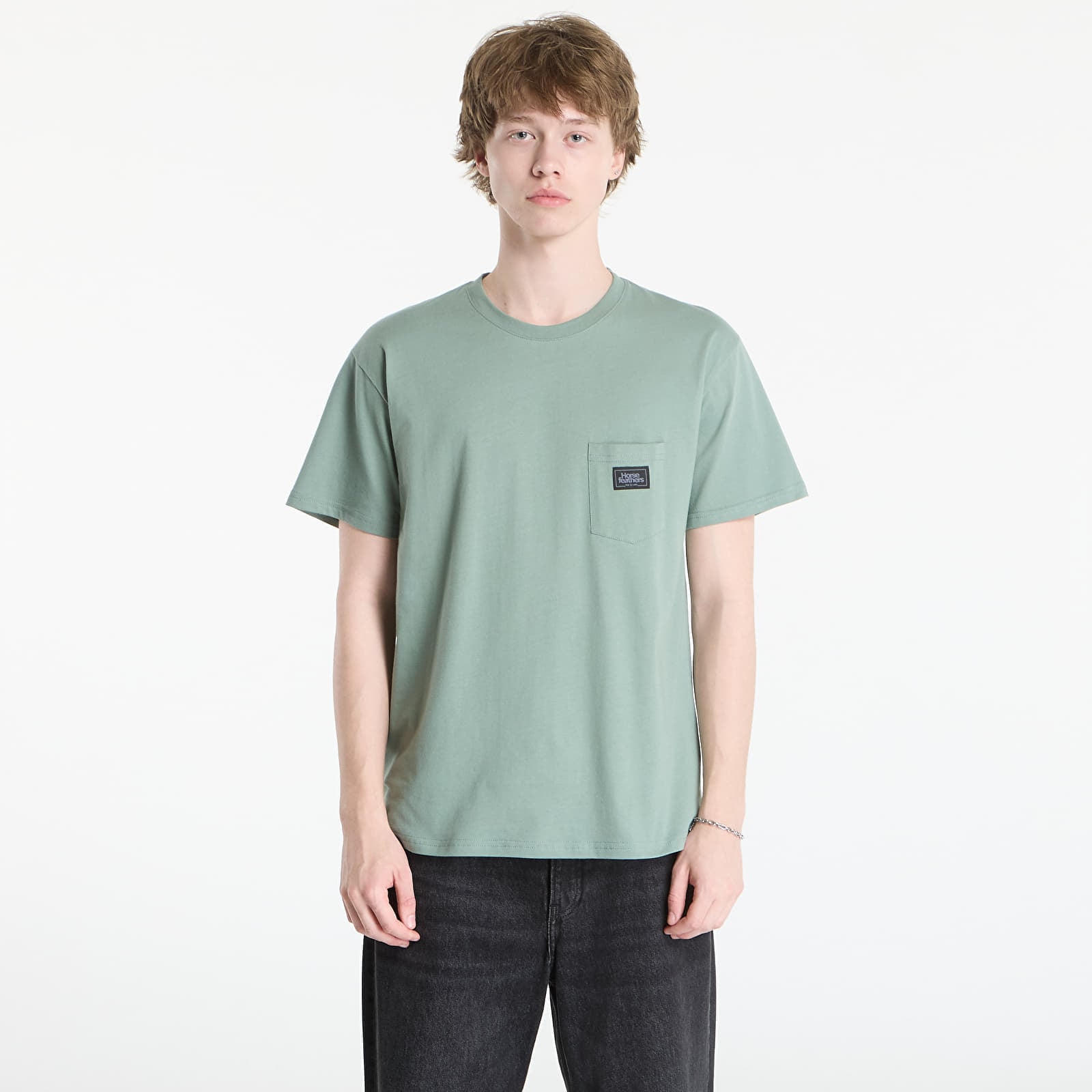 T-shirt Horsefeathers Alpha T-Shirt Iceberg Green L