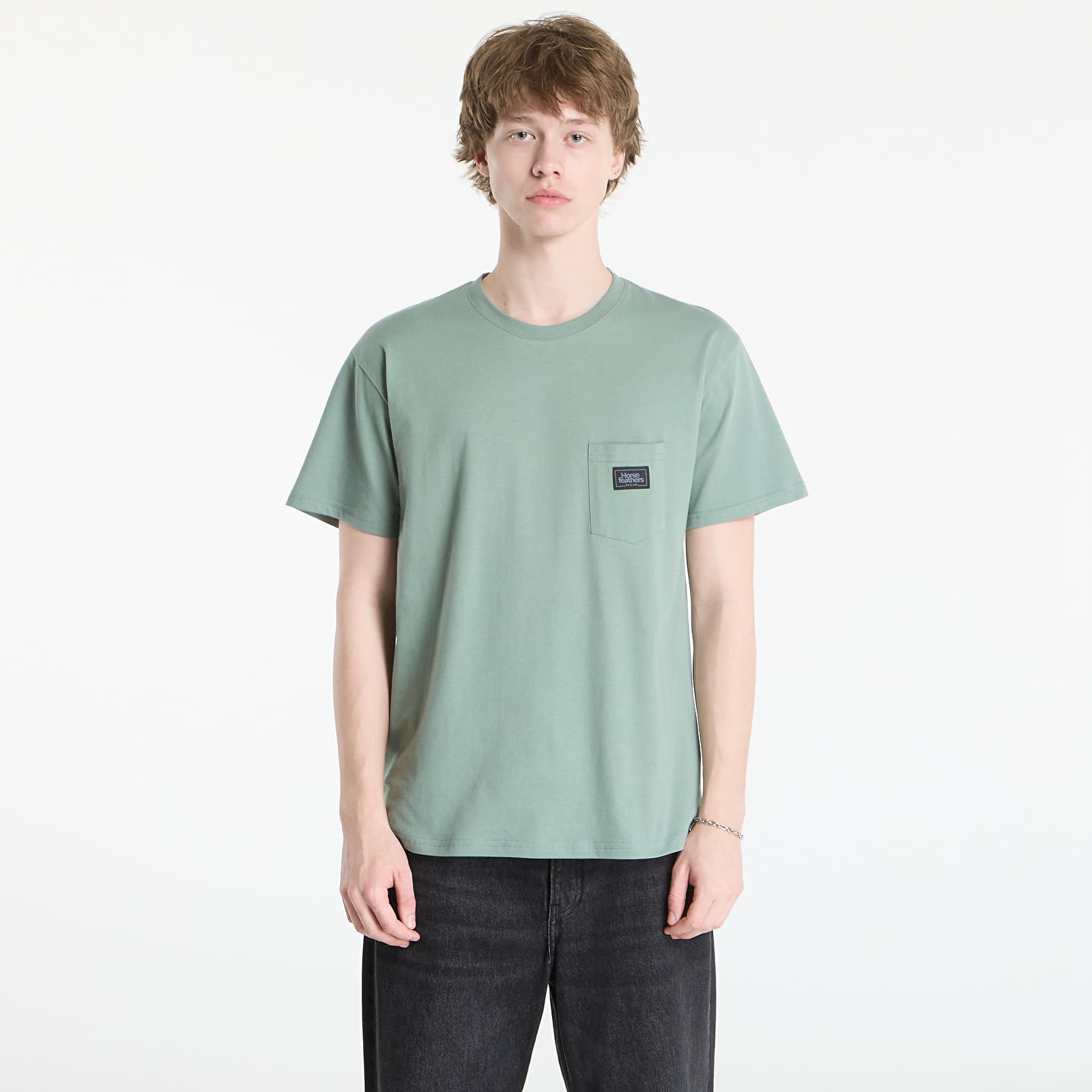 Мъжки тениски Horsefeathers Alpha T-Shirt Iceberg Green