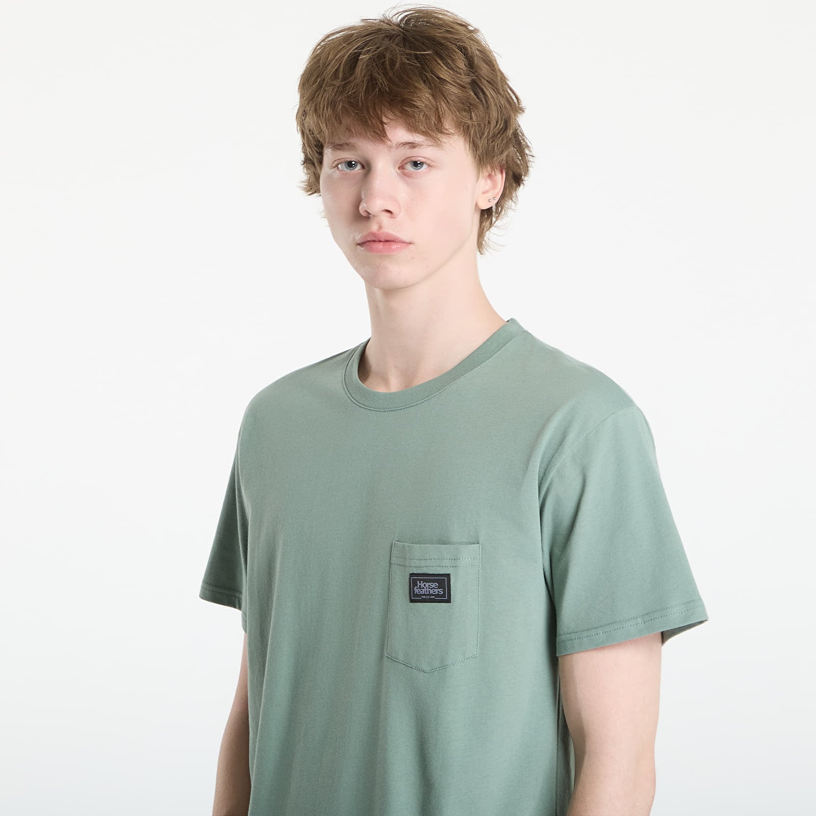 Мъжки тениски Horsefeathers Alpha T-Shirt Iceberg Green
