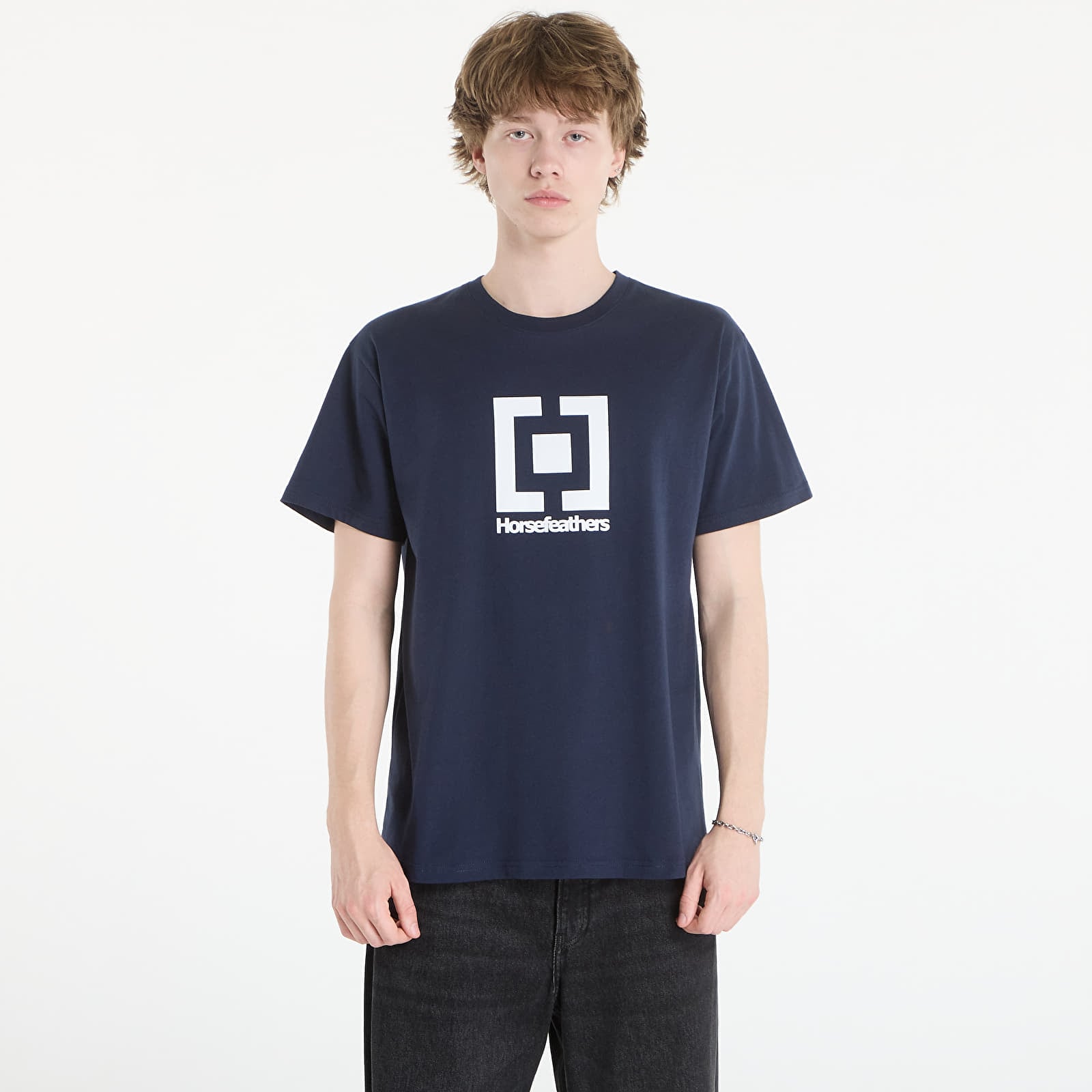 T-Shirts Männer Horsefeathers Base T-Shirt Indigo