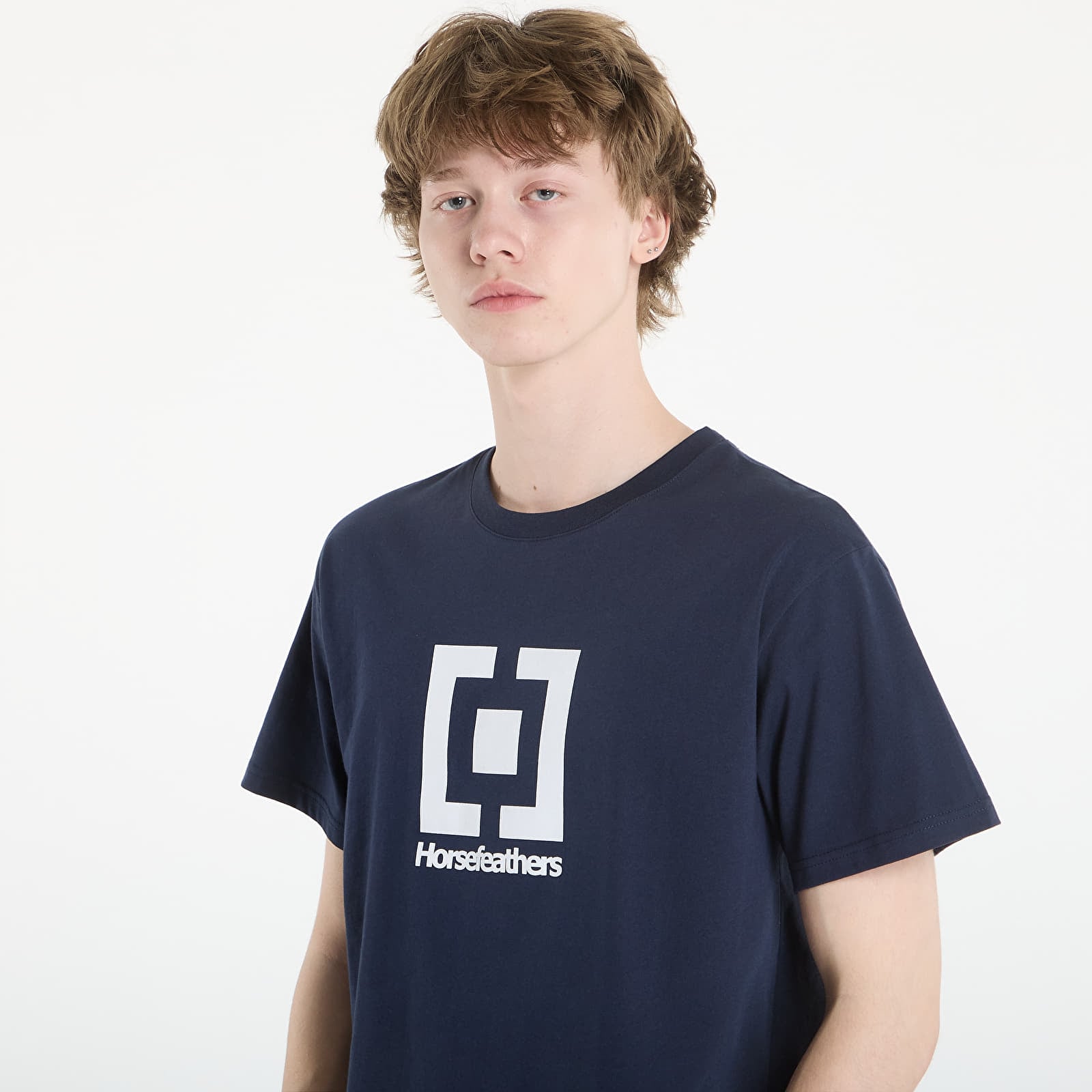 T-Shirts Männer Horsefeathers Base T-Shirt Indigo