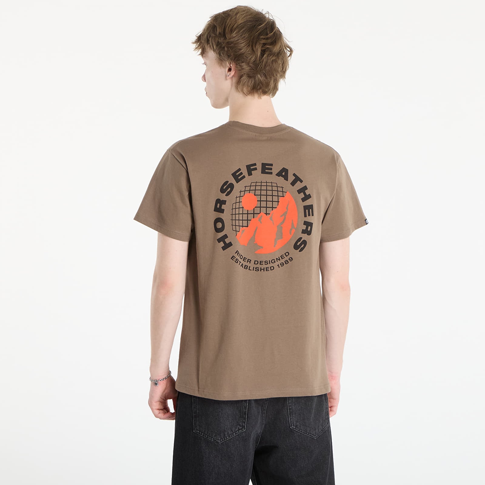 Ανδρικά μπλουζάκια Horsefeathers Altitude T-Shirt Fossil