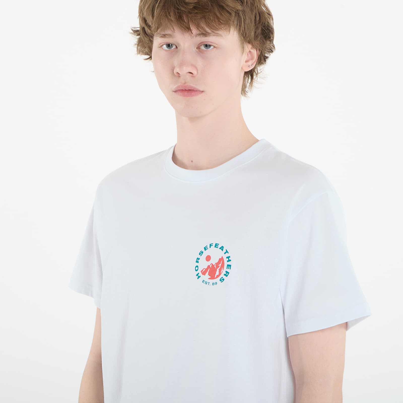 Ανδρικά μπλουζάκια Horsefeathers Altitude T-Shirt White