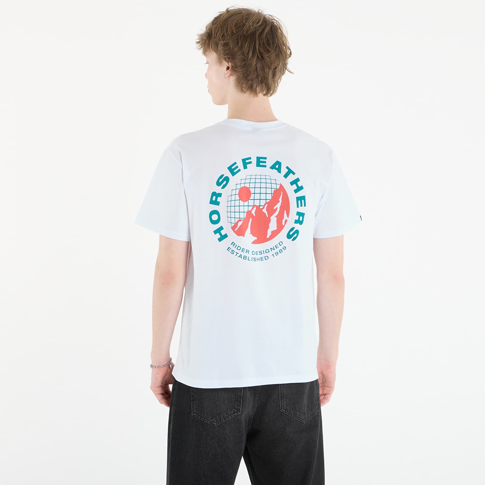 Ανδρικά μπλουζάκια Horsefeathers Altitude T-Shirt White