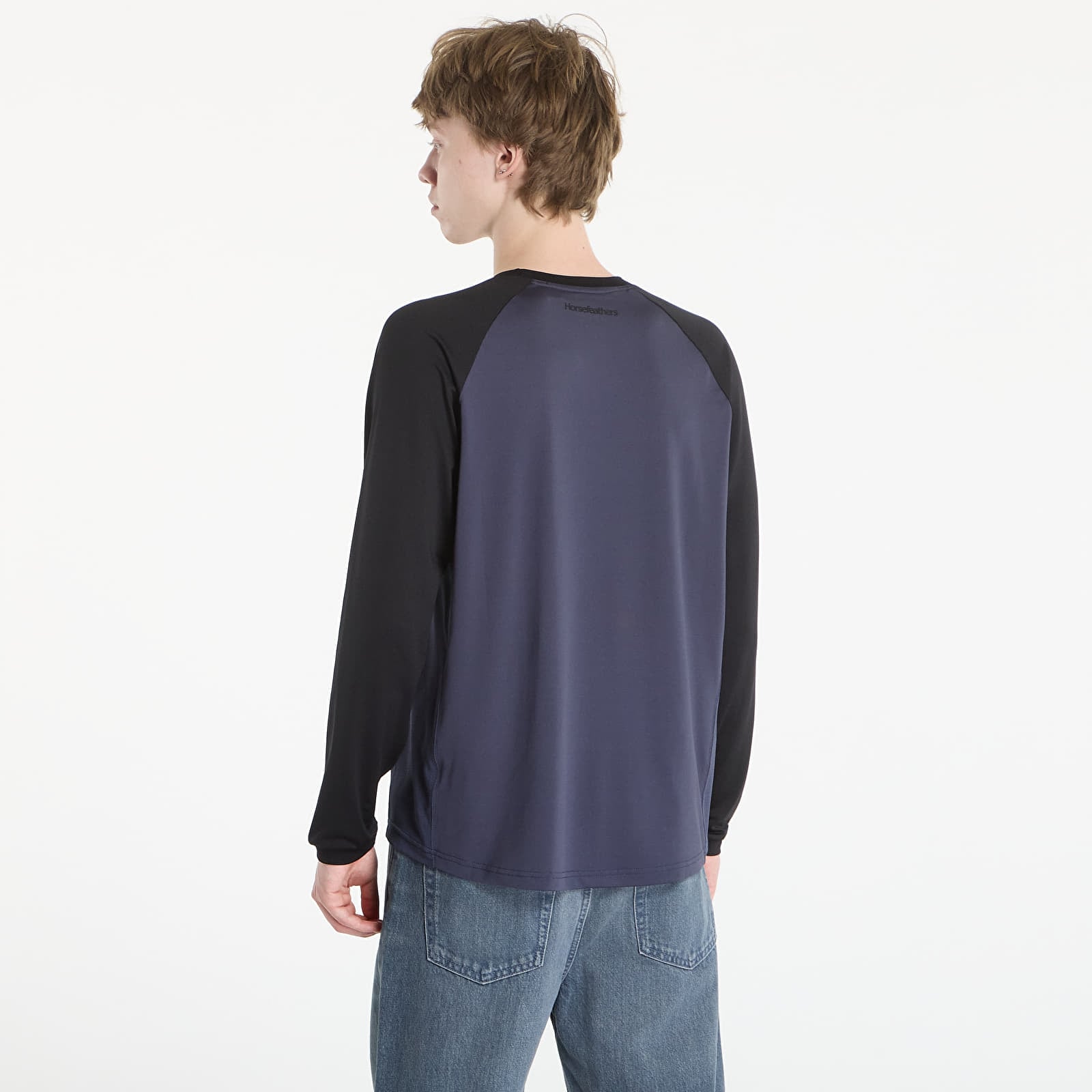 Muški dresovi Horsefeathers Spike Ls Bike Jersey Indigo/ Black