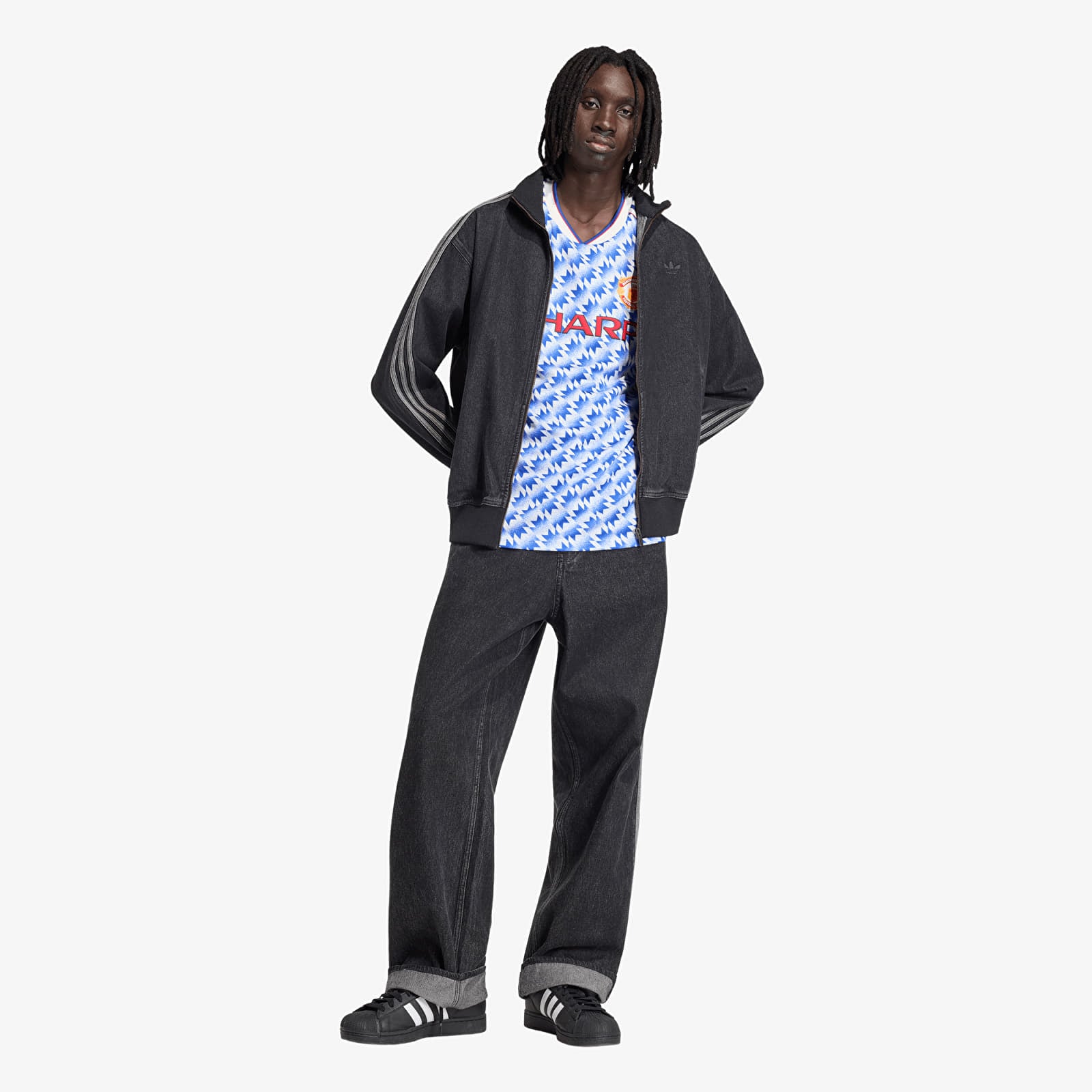 Ανδρικές φανέλες adidas Manchester United Away Jersey 90 Multicolor