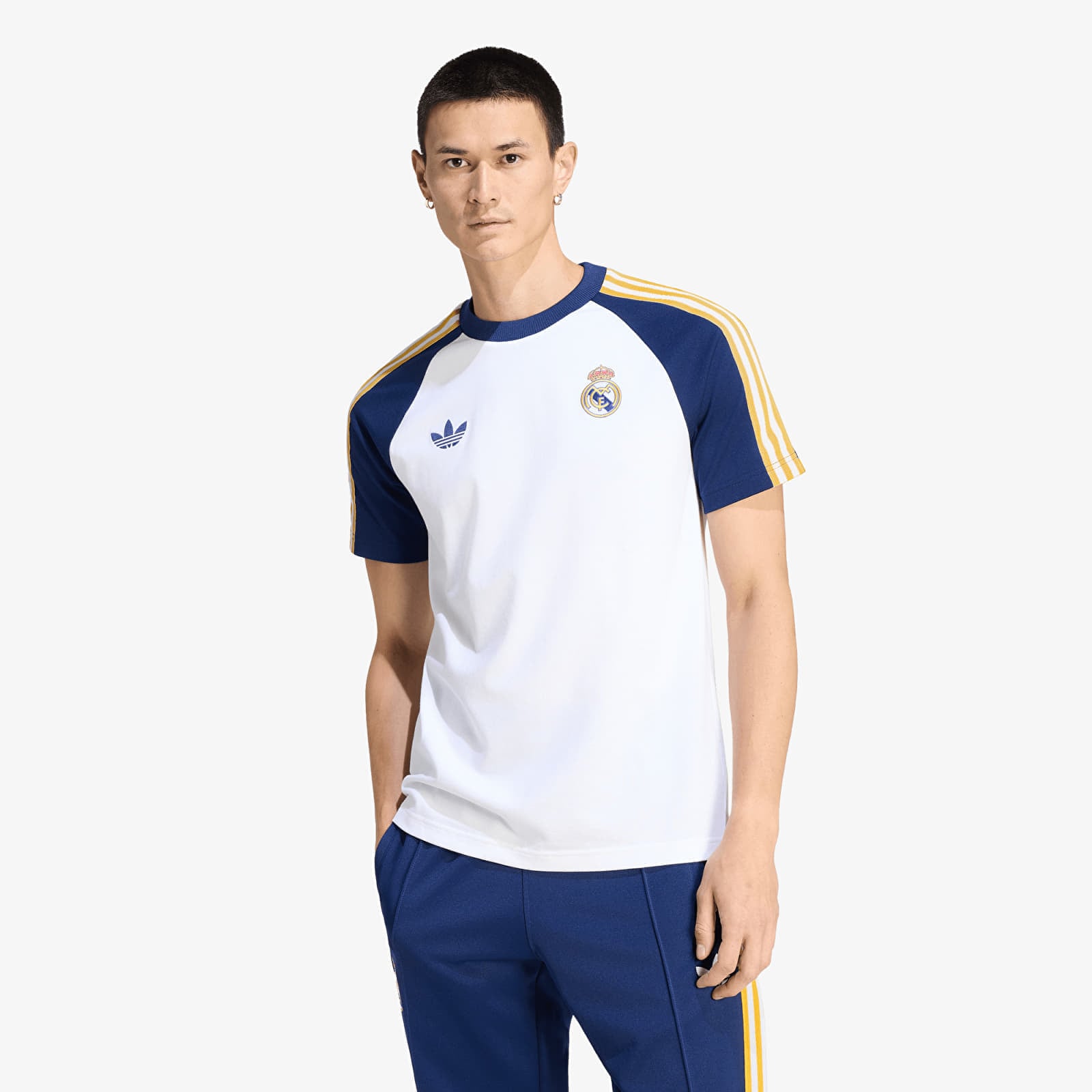 T-shirt adidas Real Madrid Originals T-Shirt White/ Dark Blue S