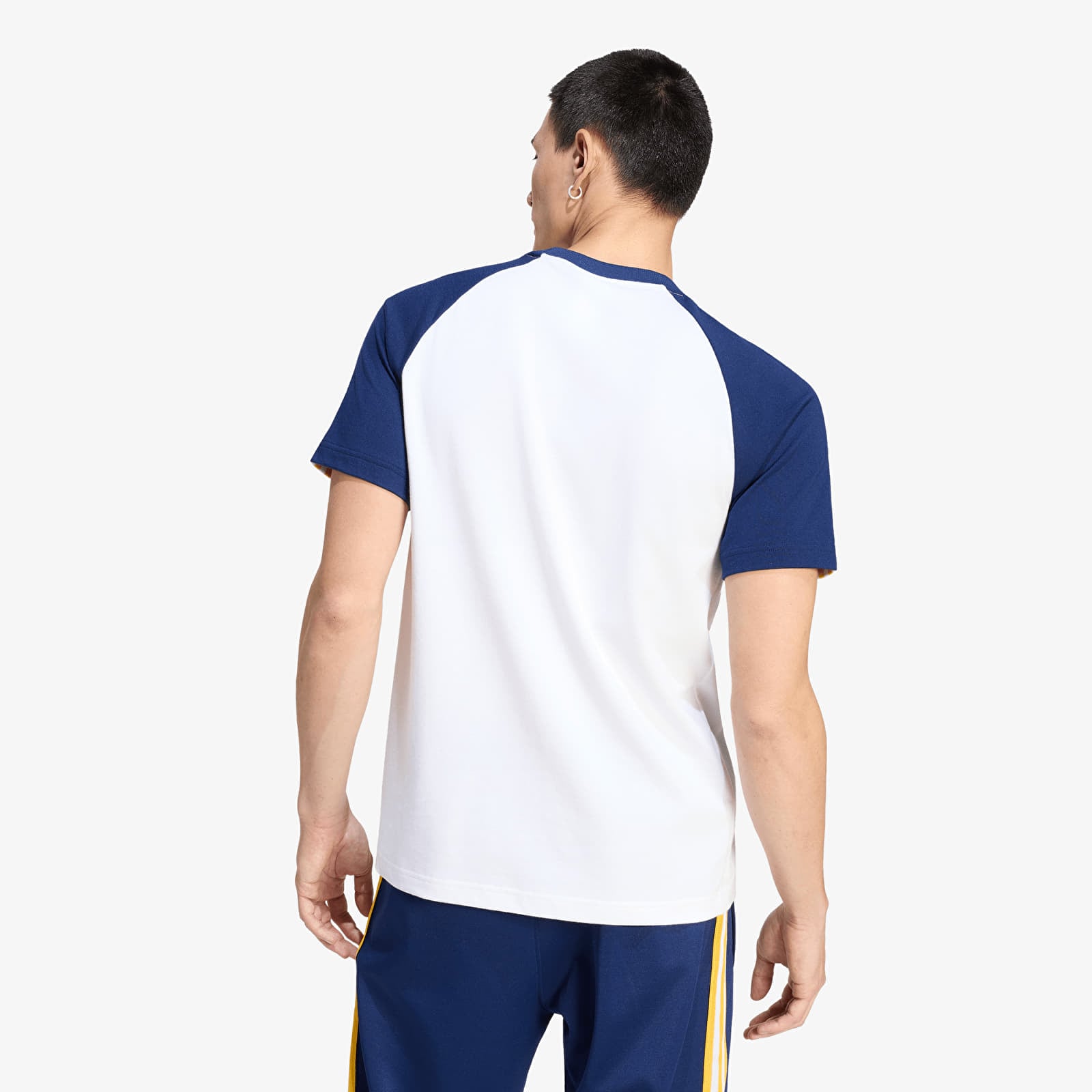 Men's T-shirts adidas Real Madrid Originals T-Shirt White/ Dark Blue