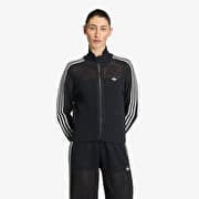 adidas Knitted Crochet Firebird Track Top Black