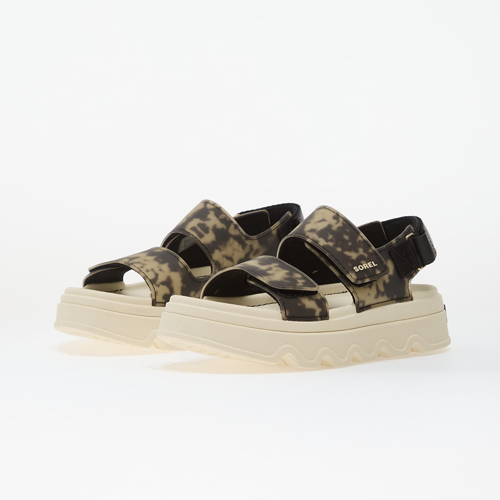 Dámske topánky a tenisky Sorel Kinetic™ Sunchase Ankle Strap Black/ Chalk