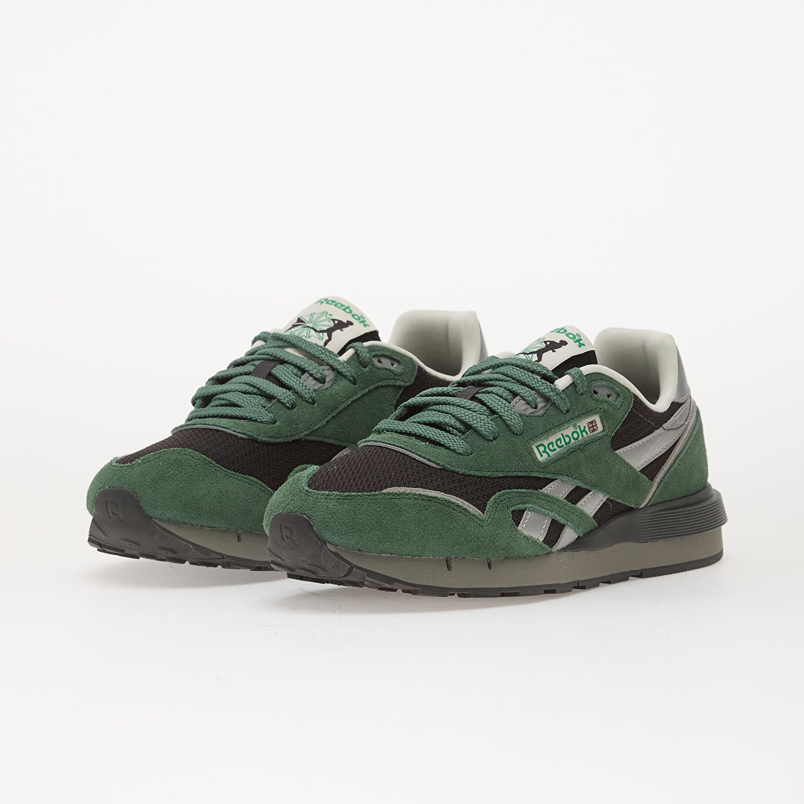 Men's sneakers and shoes Reebok Classic Nylon 89 Field Green/ Black/ Grey3