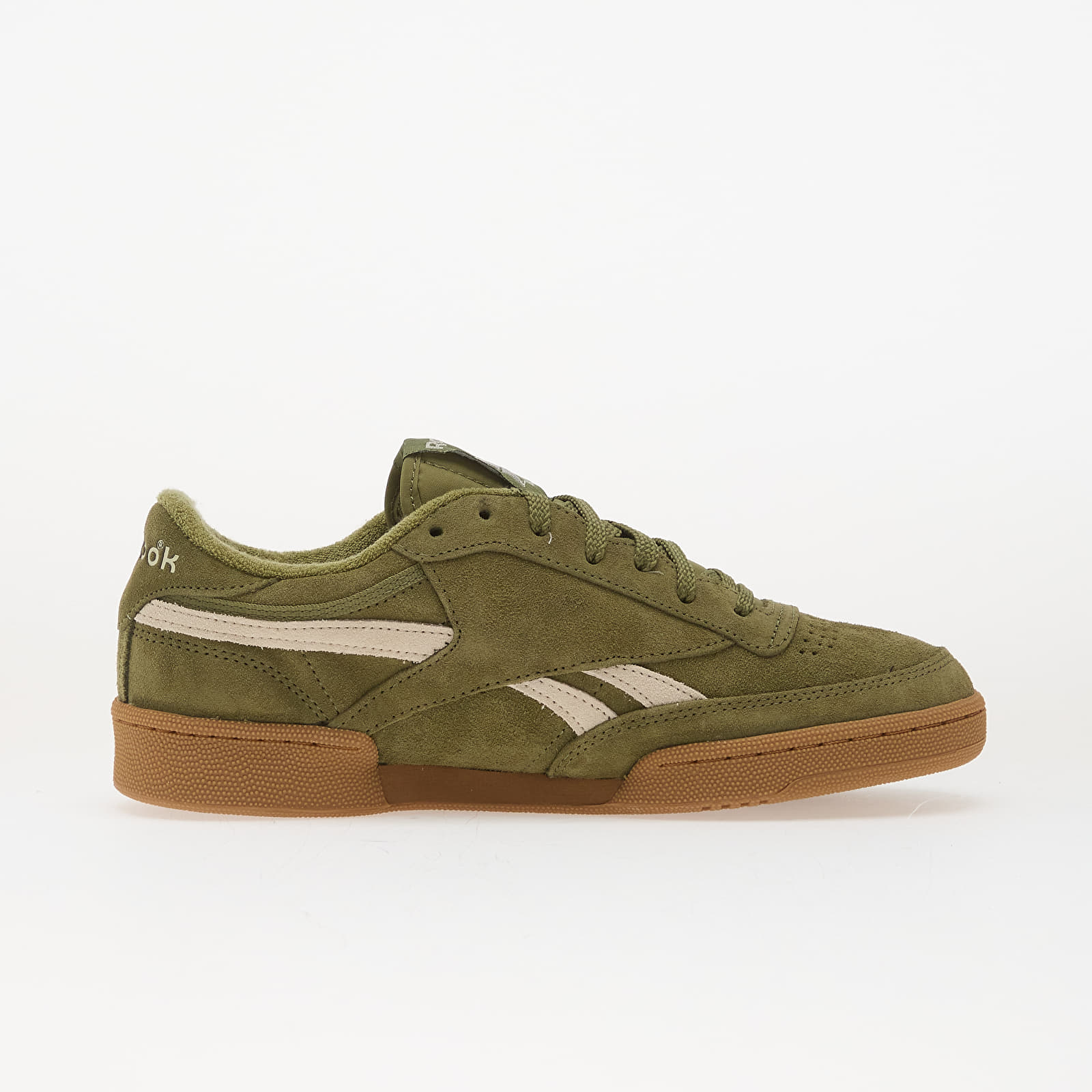 Vīriešu čības un apavi Reebok Club C Revenge Vintage Gritty Green/ Alabaster/ Gum