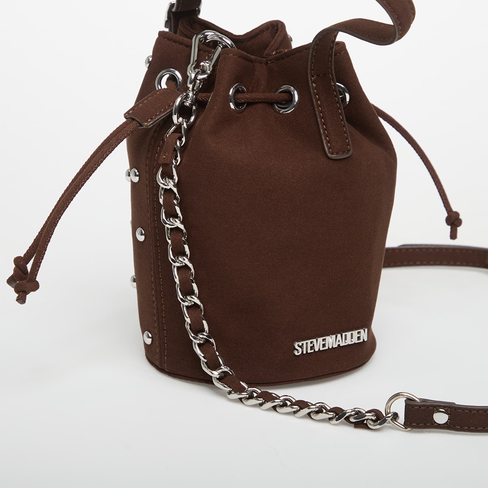 Handbags Steve Madden Bsunray Bag Brown/  Silver
