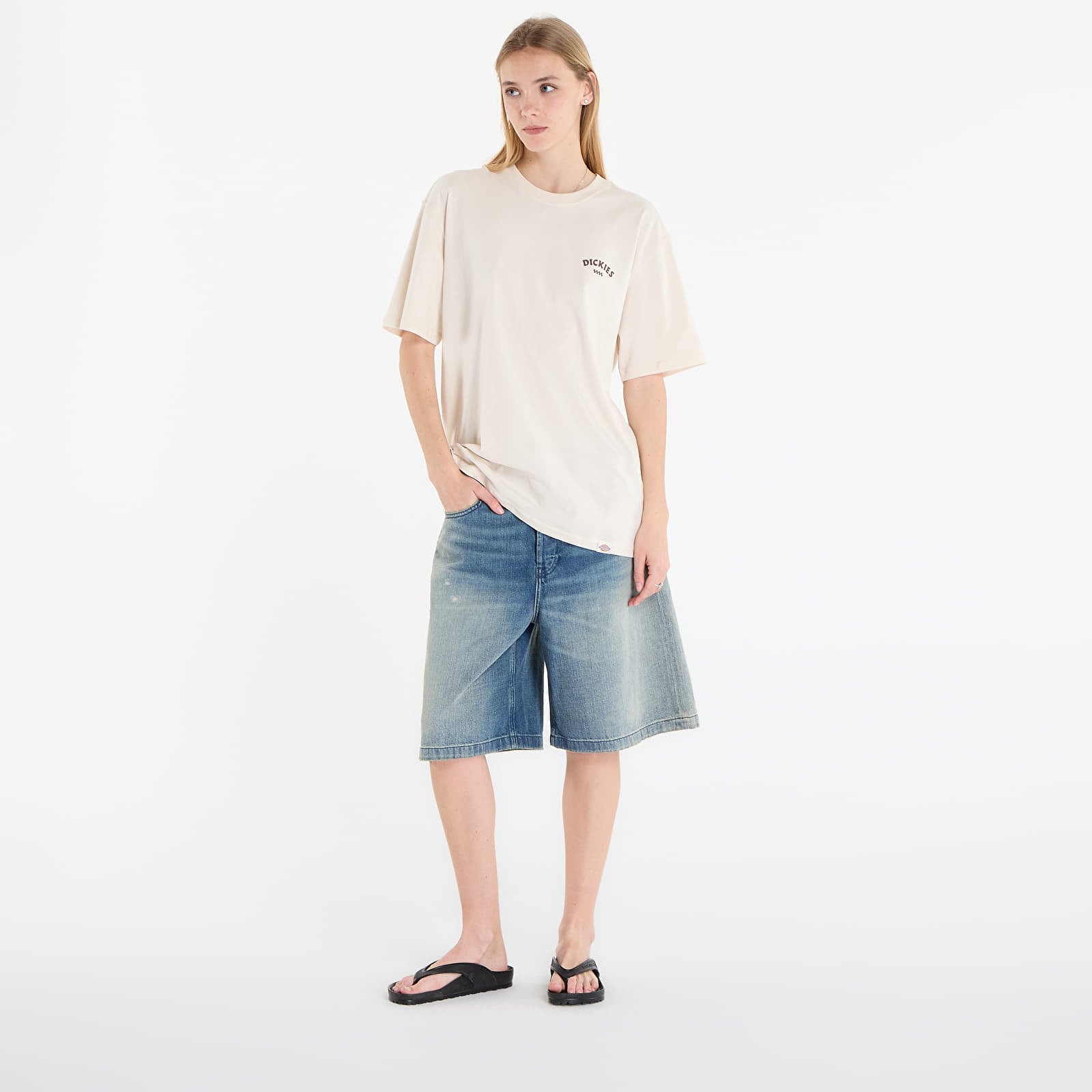 Moške majice  Dickies Pizza Tee UNISEX Beige