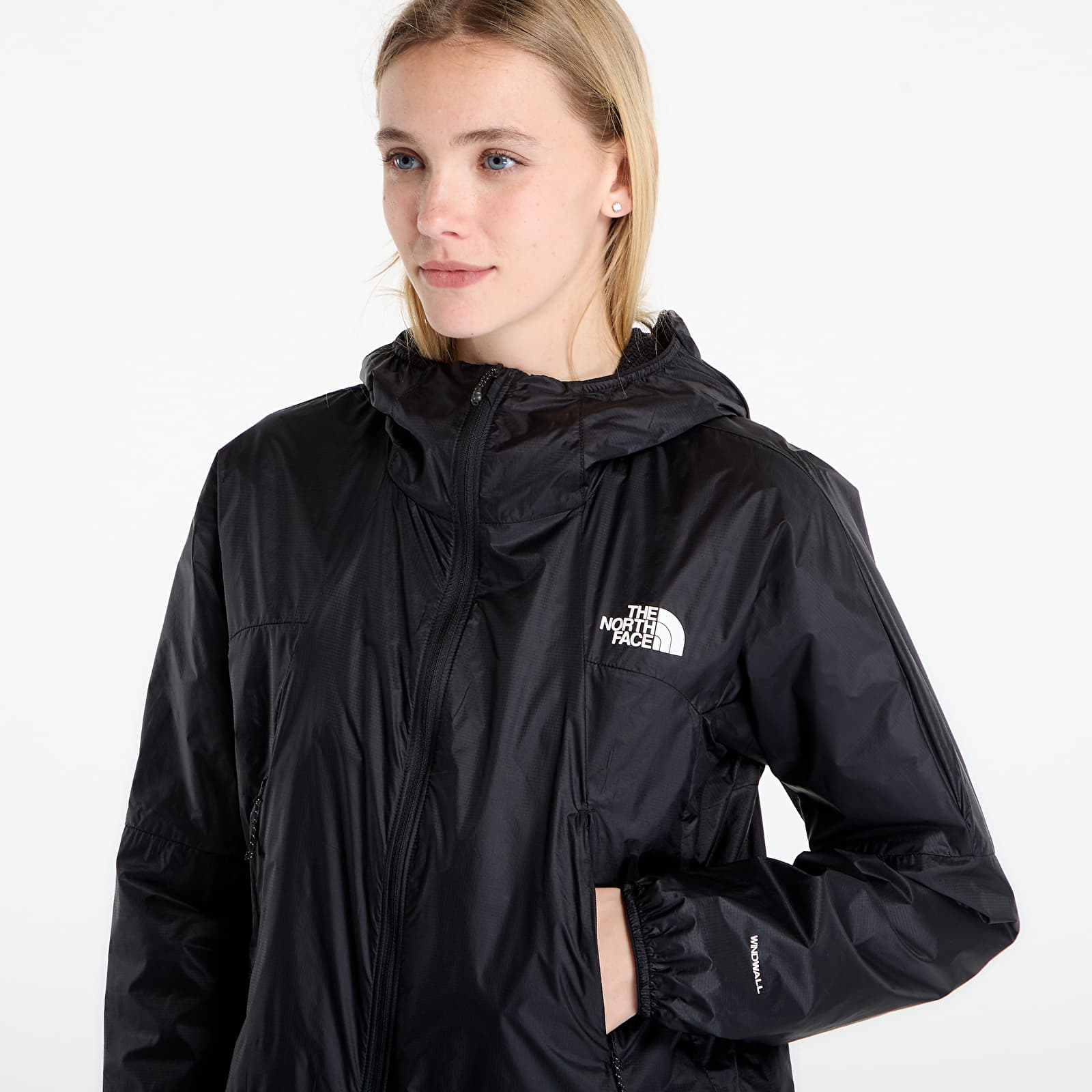 Women's Windbreakers The North Face W Ridgelite Futurefleece Wind Jacket TNF Black