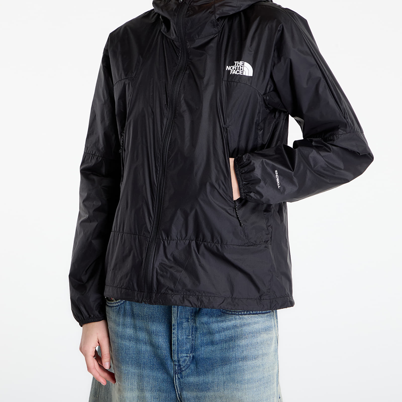 Women's Windbreakers The North Face W Ridgelite Futurefleece Wind Jacket TNF Black