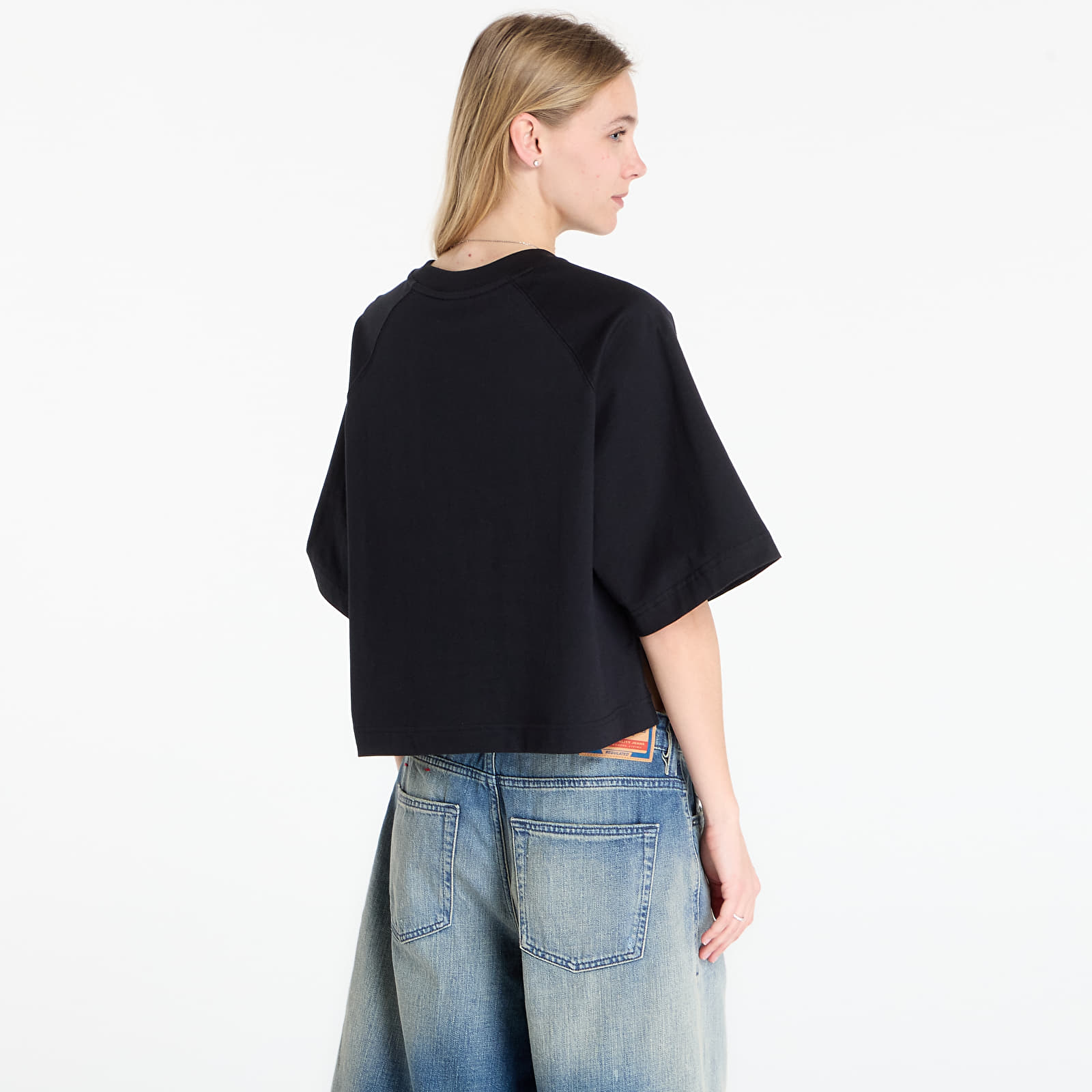 Women's T-shirts New Balance Watercolor Multi Boxy T-Shirt Black