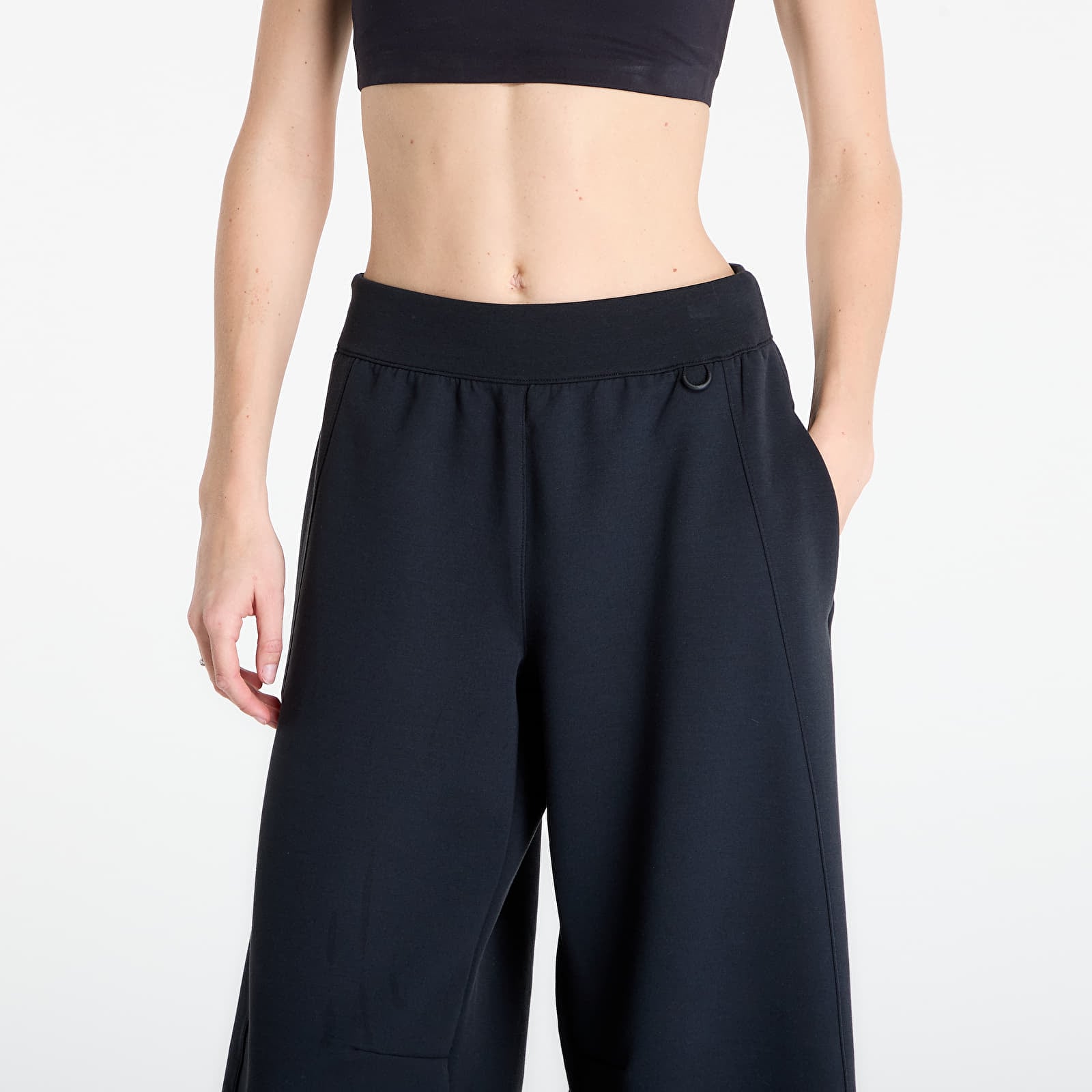 Dámské tepláky Nike 24.7 ImpossiblySoft Women's High-Waisted Wide-Leg Pants Black/ Black/ Dk Smoke Grey