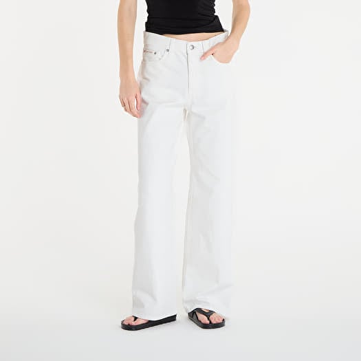 Džinsi Calvin Klein Jeans Low Rise Soft Baggy Jeans White