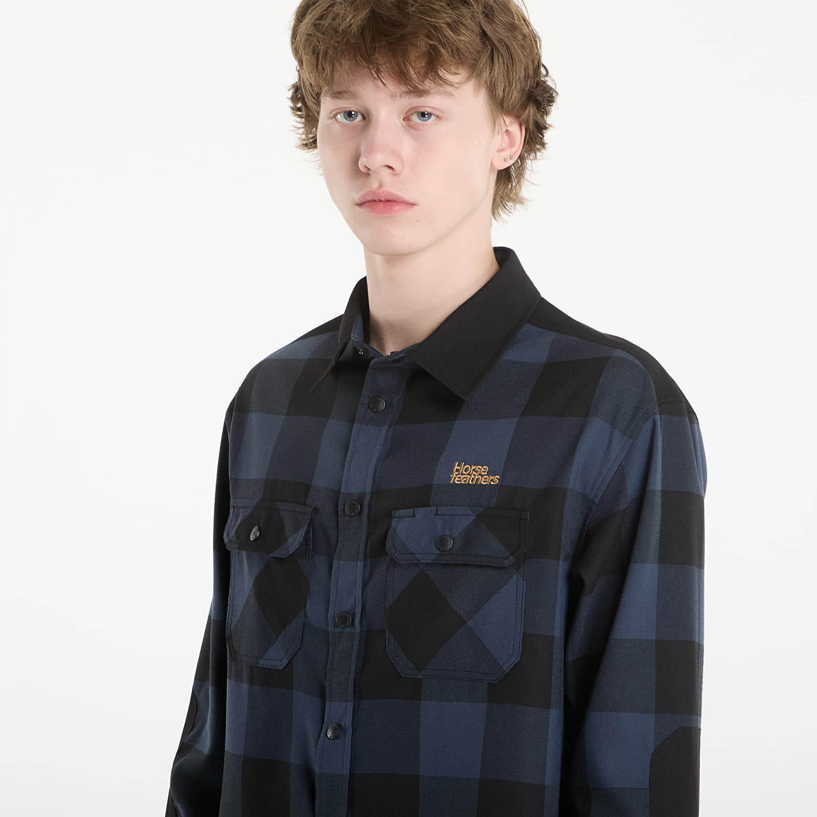 Vīriešu krekli Horsefeathers Prom Shirt Indigo