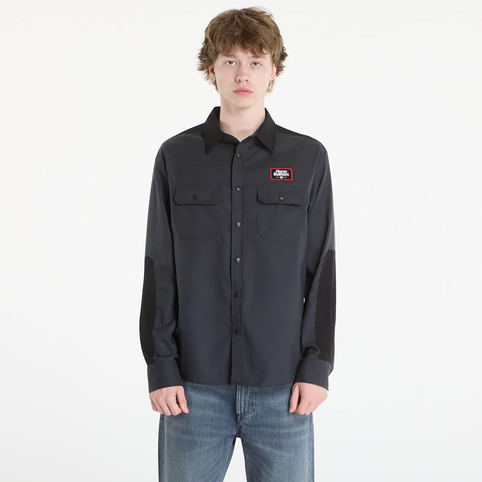 Vīriešu krekli Horsefeathers Prom Shirt Dark Gray
