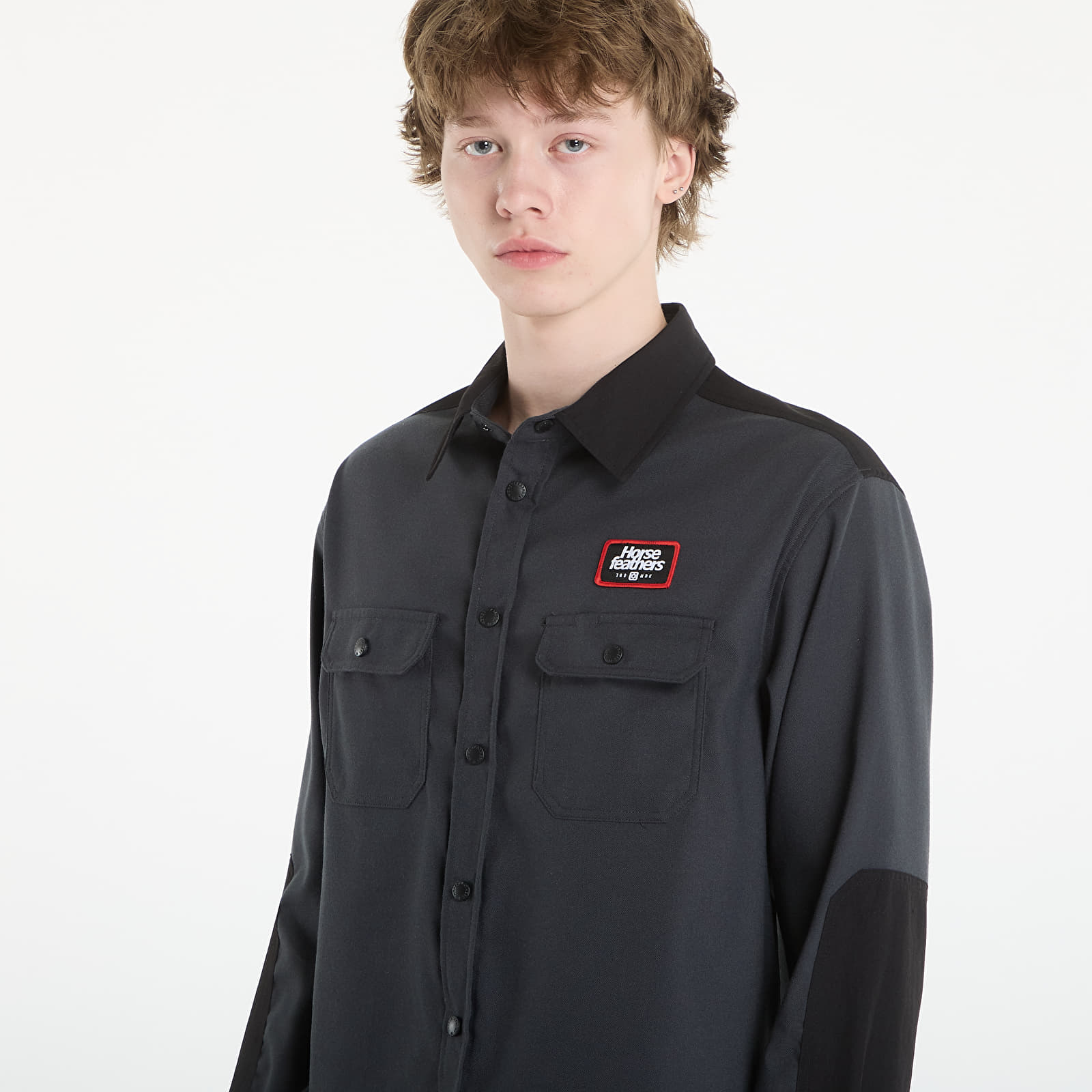 Vīriešu krekli Horsefeathers Prom Shirt Dark Gray