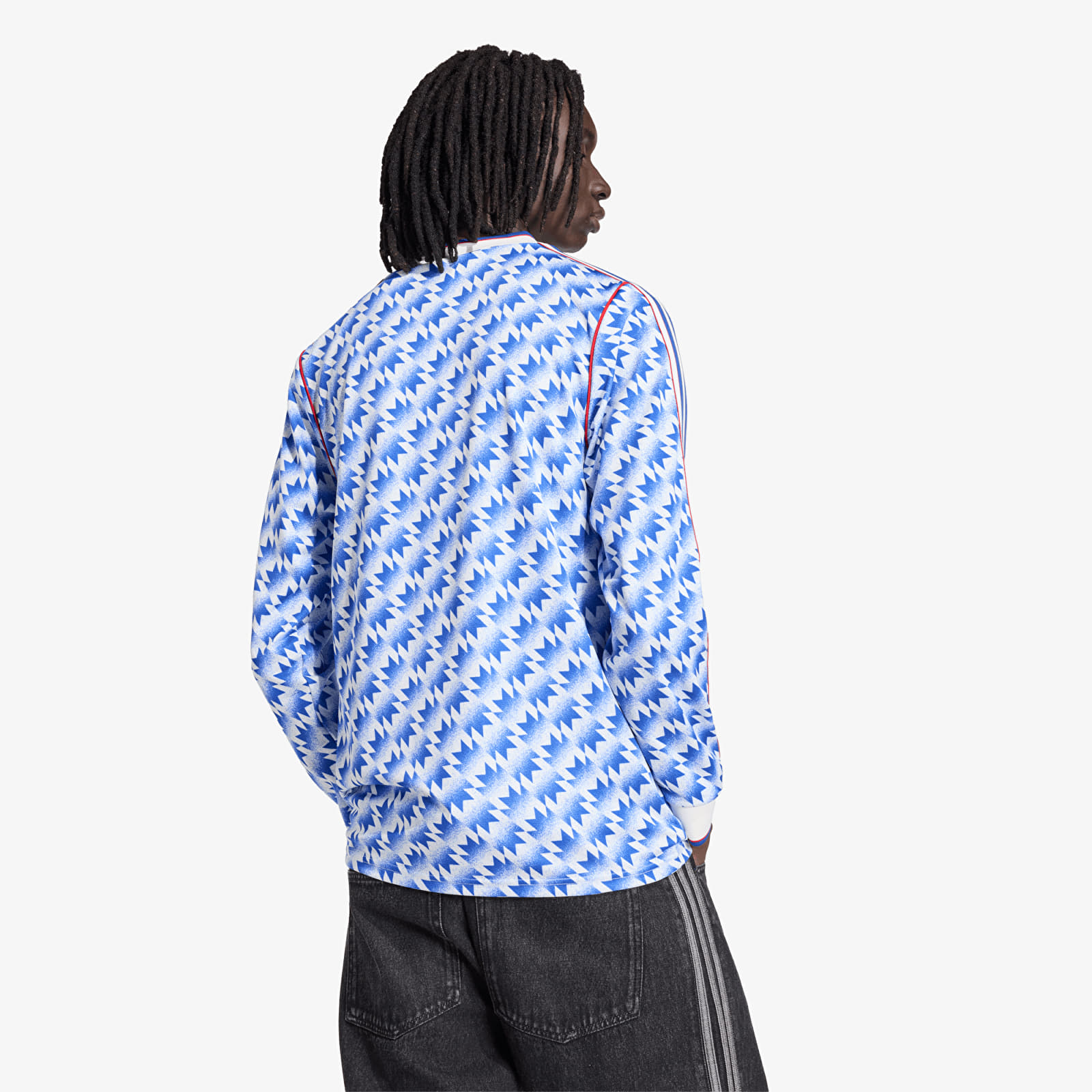 Ανδρικές φανέλες adidas Manchester United Away Long Sleeve Jersey 90 Multicolor