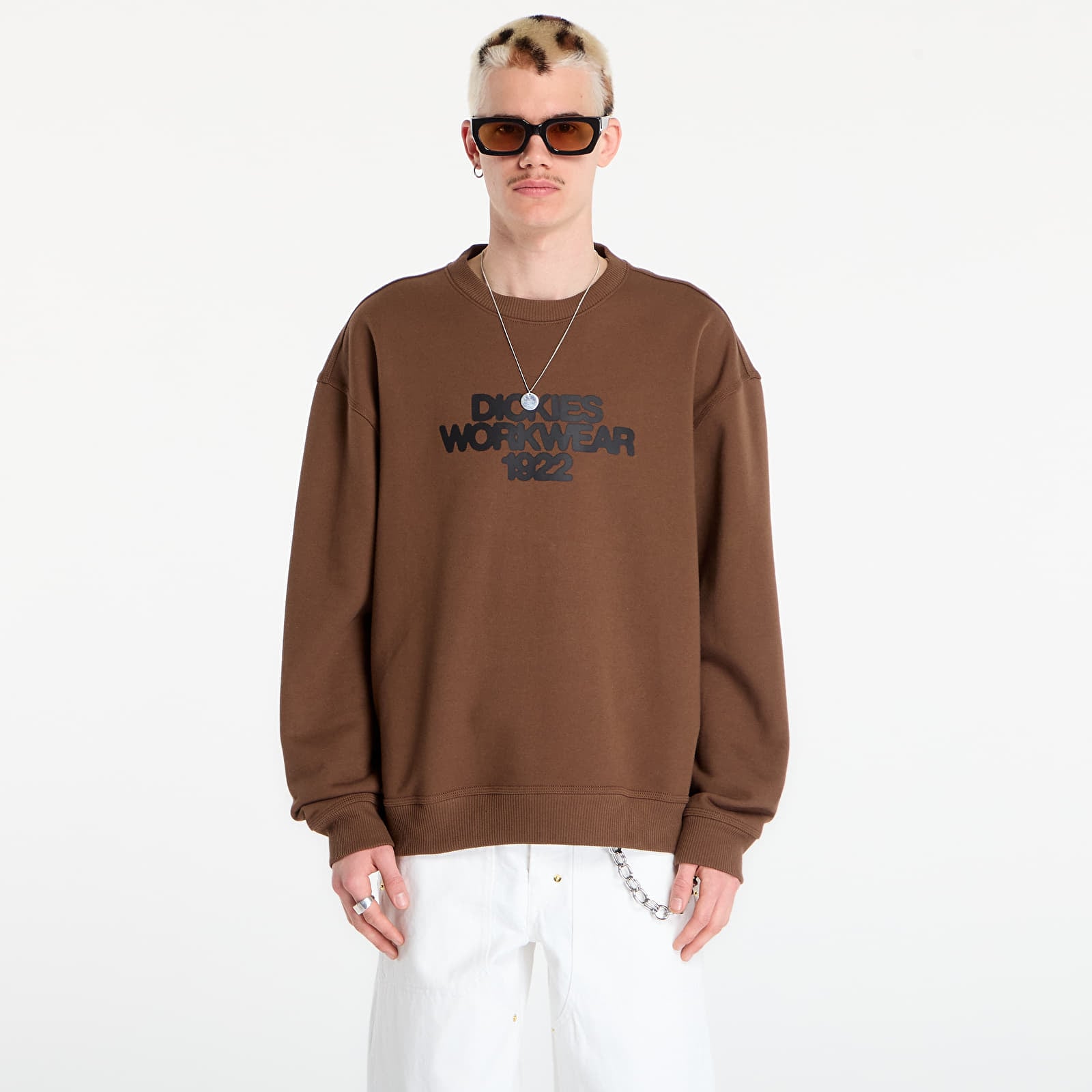 Pánske mikiny Dickies Torrey Sweatshirt Timber Brown