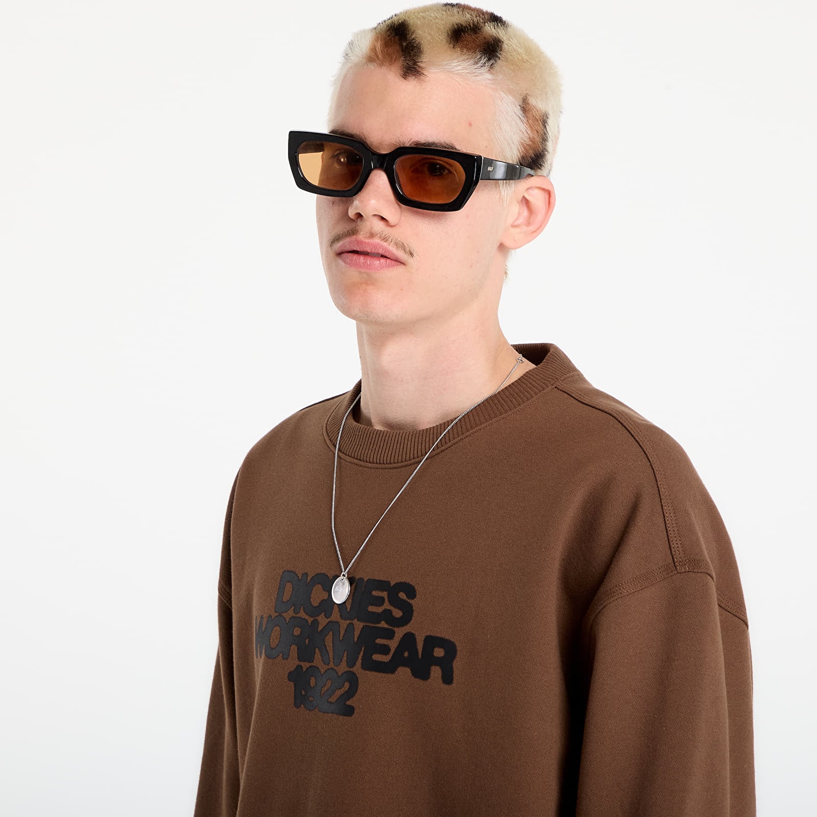 Pánske mikiny Dickies Torrey Sweatshirt Timber Brown