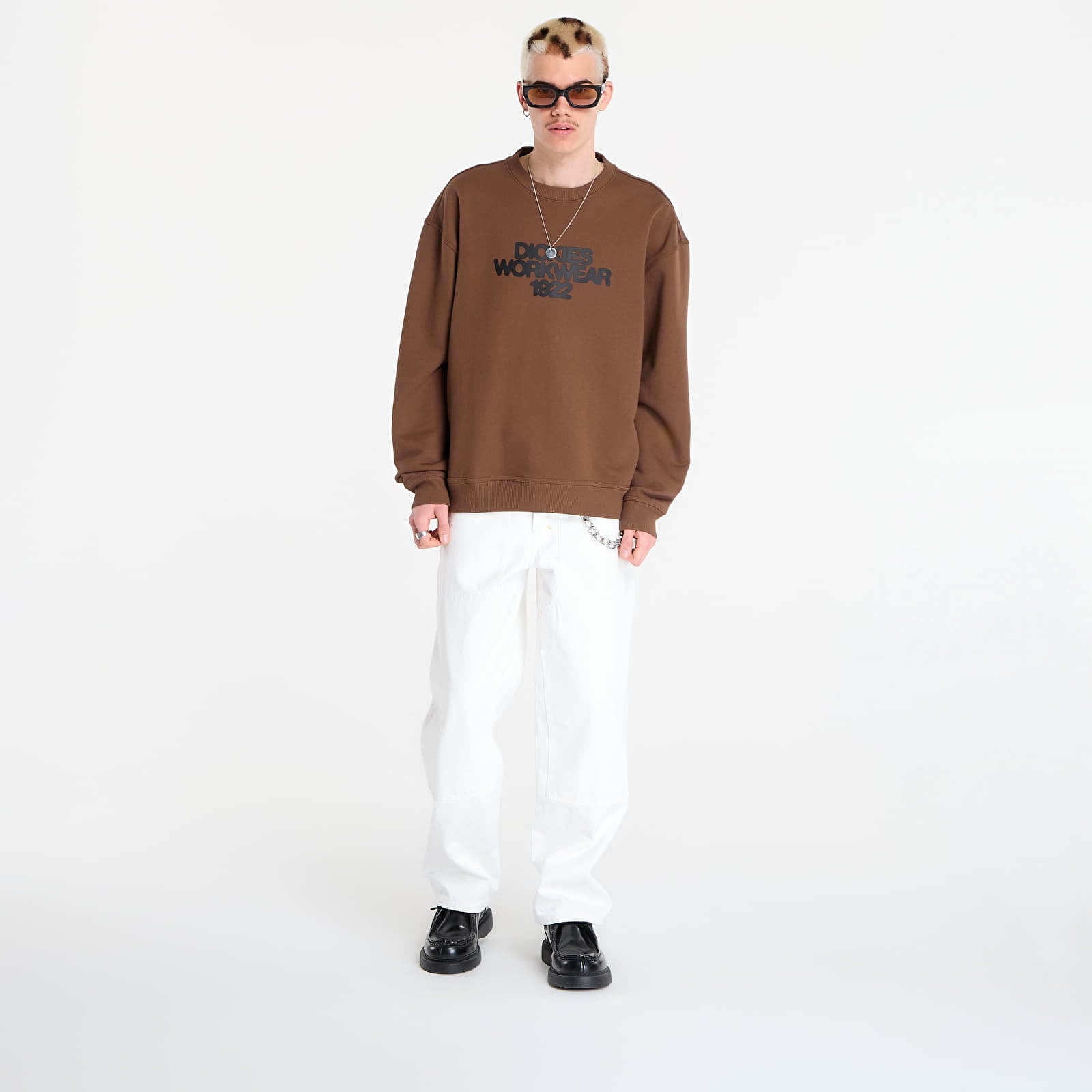 Pánske mikiny Dickies Torrey Sweatshirt Timber Brown