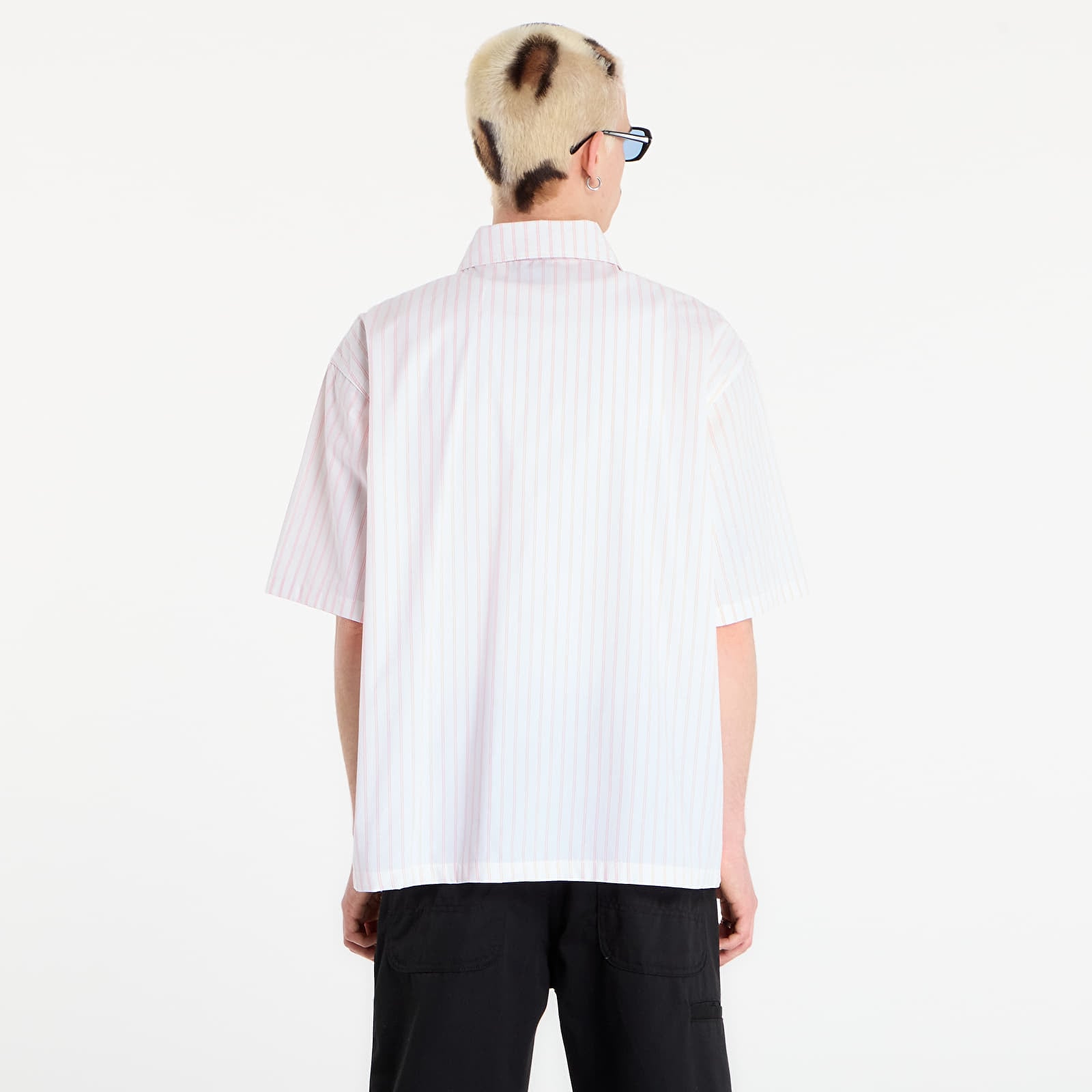 Meeste särgid Dickies Venedocia Stripe Shirt Short Sleeve White