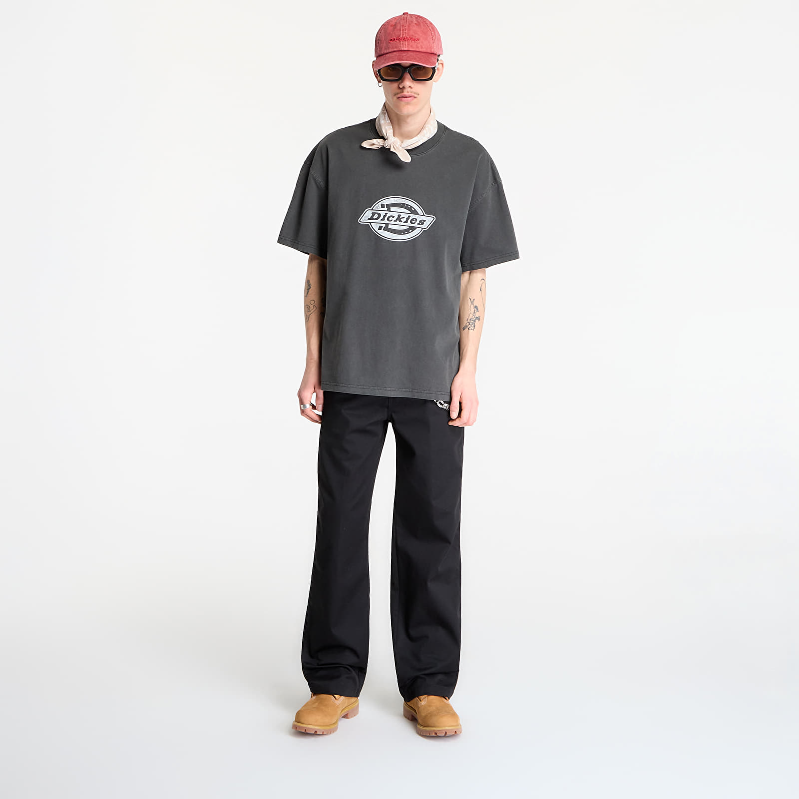 T-shirts för män Dickies Plainville Short Sleeve Tee Black