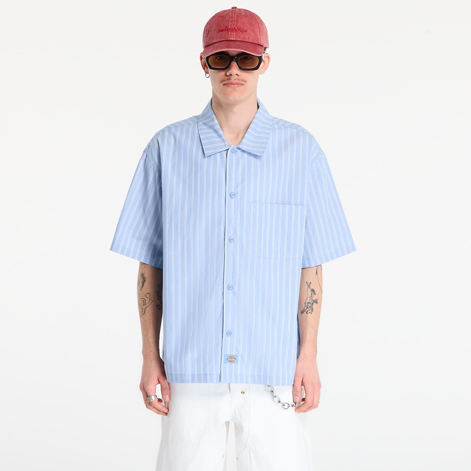 Meeste särgid Dickies Venedocia Stripe Shirt Short Sleeve Endless