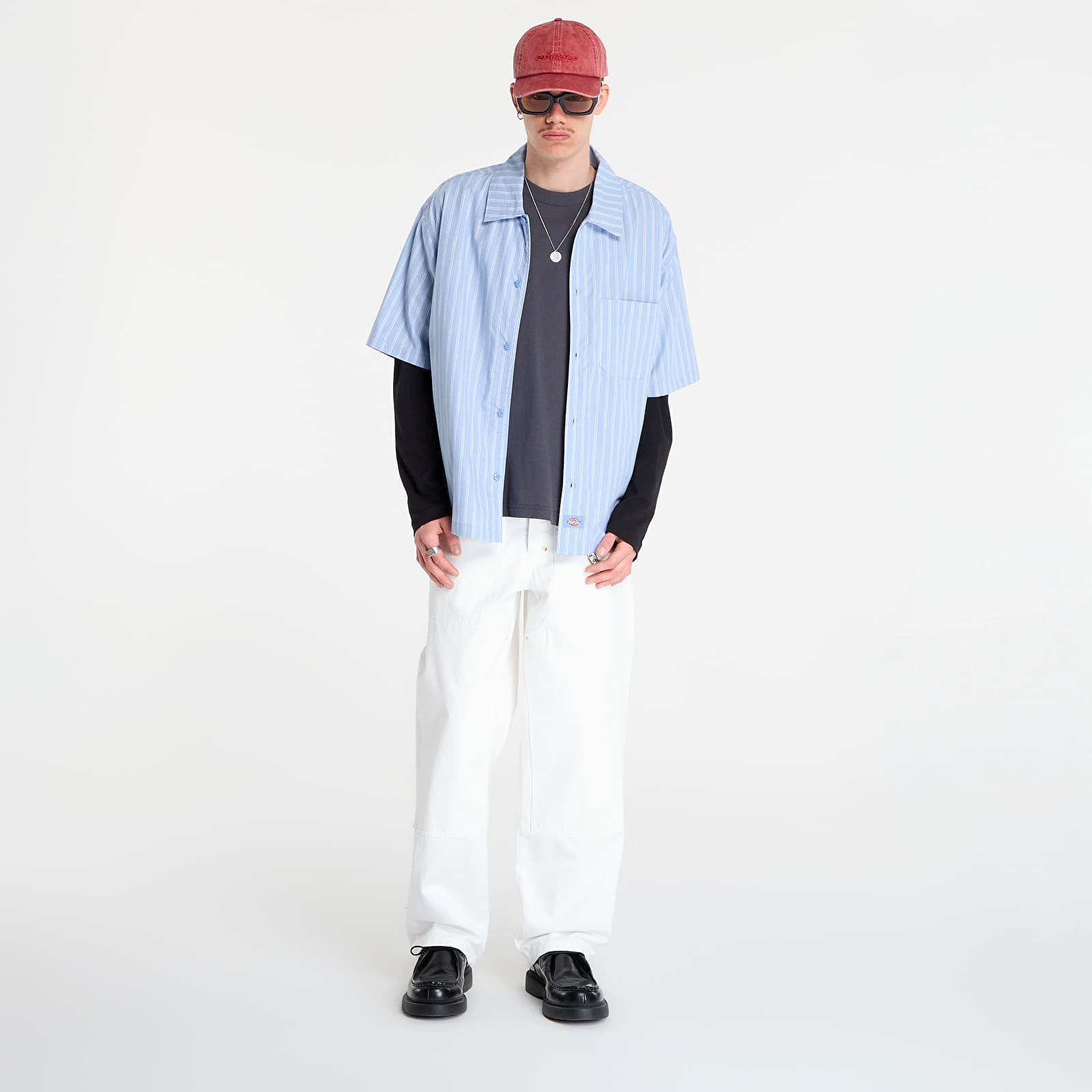Meeste särgid Dickies Venedocia Stripe Shirt Short Sleeve Endless
