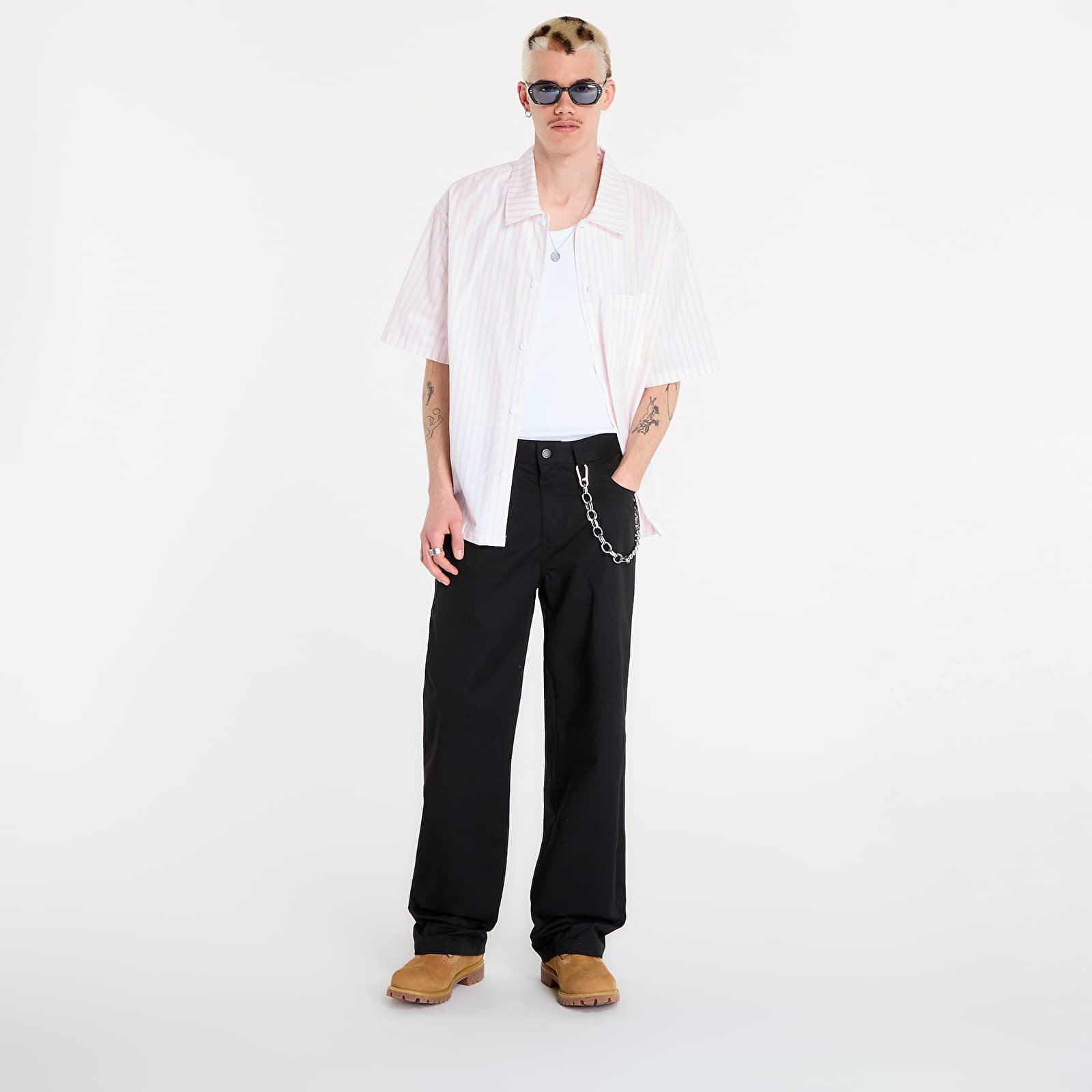 Férfi nadrágok Dickies Union Loose Straight Pant Black