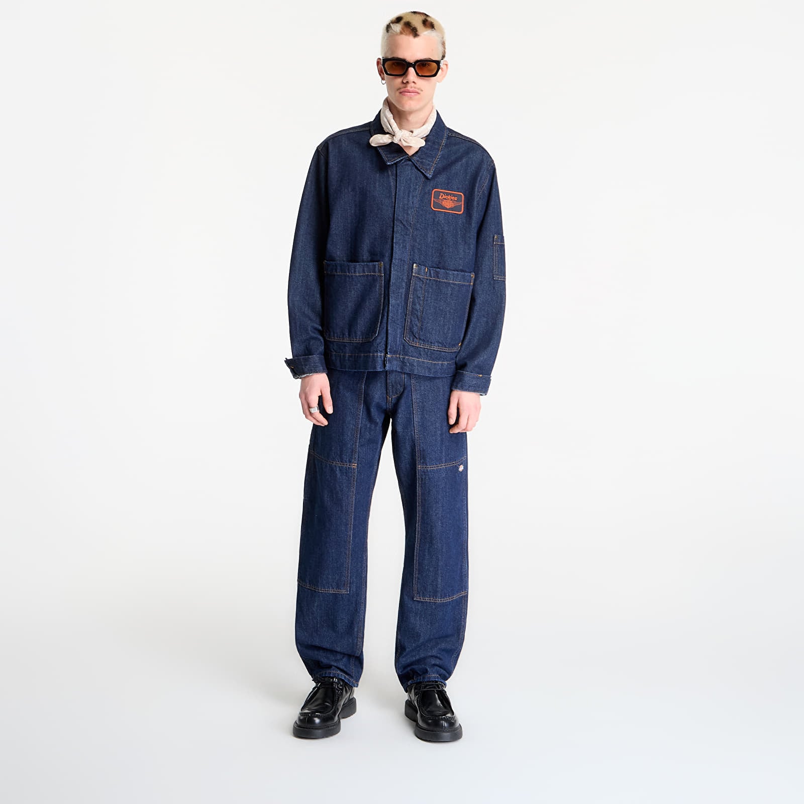 Ανδρικά σακάκια Dickies M X Hoodie Denim Jacket Blue