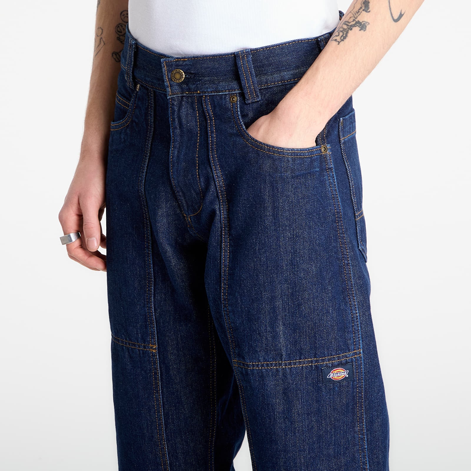 Meeste teksad Dickies M X Hoodie Denim Pant Rnsd Blue