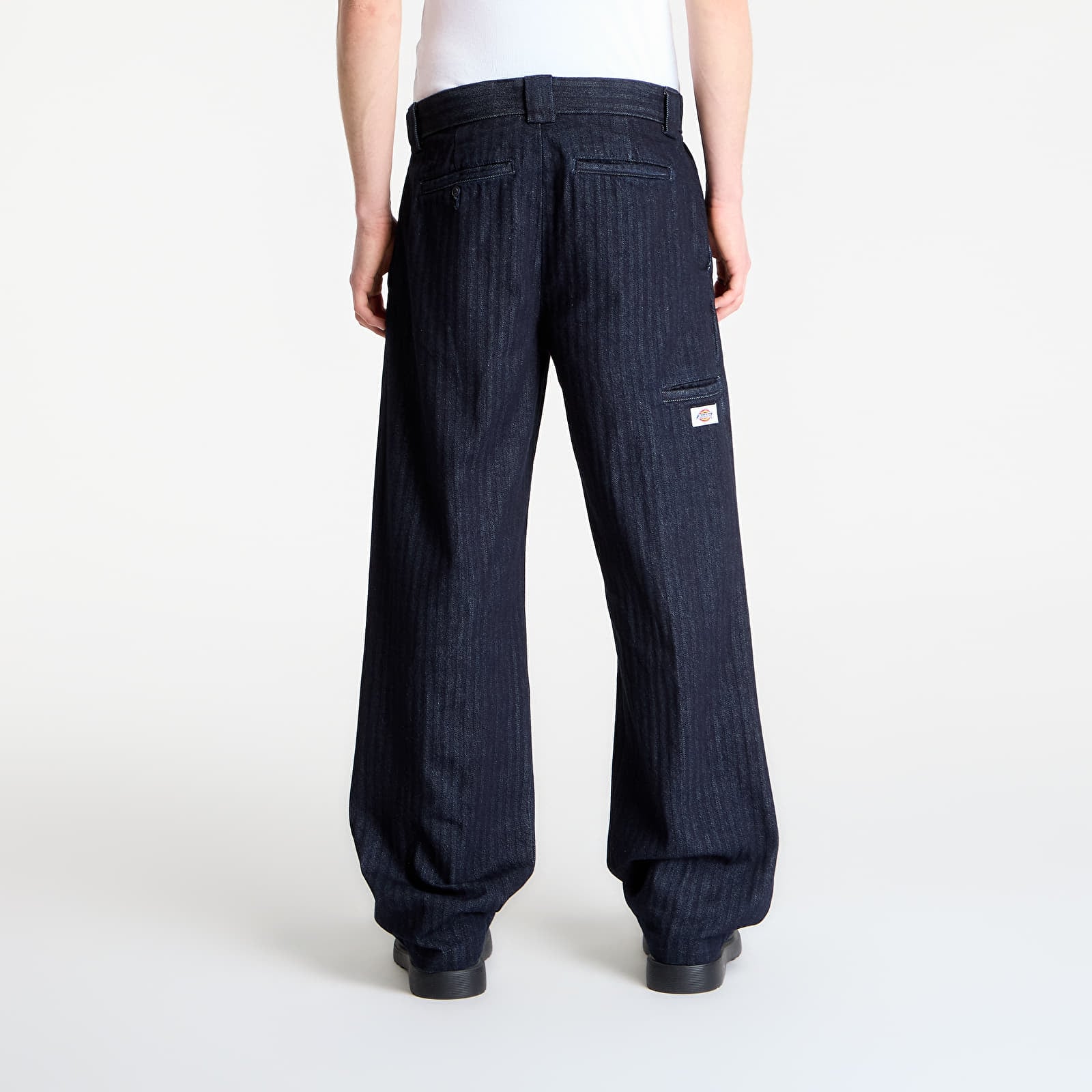 Meeste teksad Dickies Selvedge Herringbone Denim Rinsed Black