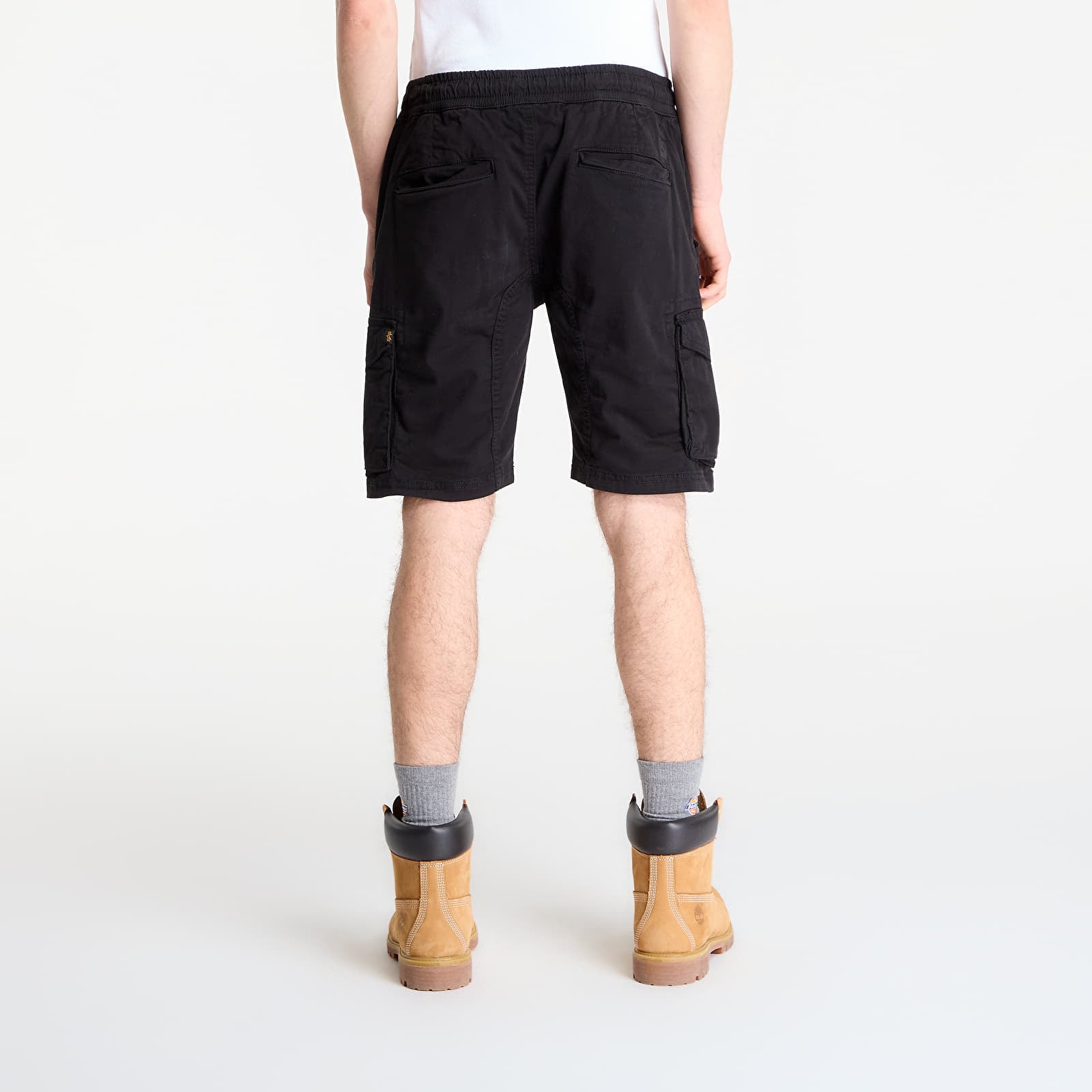 Shorts für Männer Alpha Industries Cotton Twill Jogger Short Black