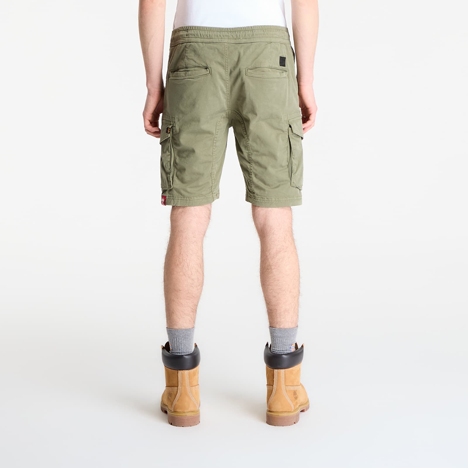 Shorts für Männer Alpha Industries Cotton Twill Jogger Short Vintage Green