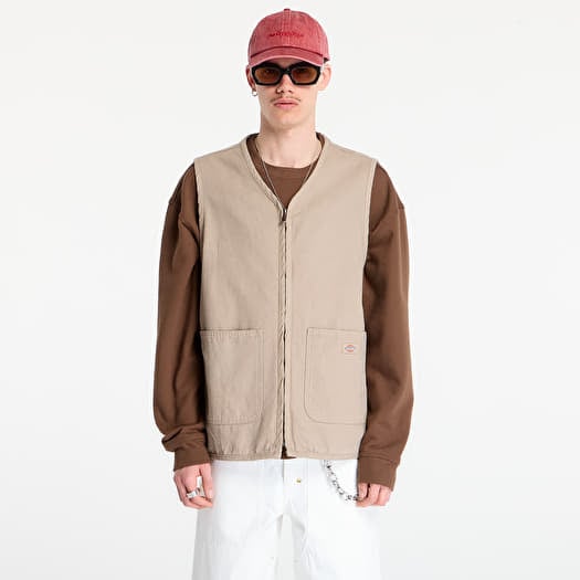 Dickies Canvas Summer Vest Desert Sand