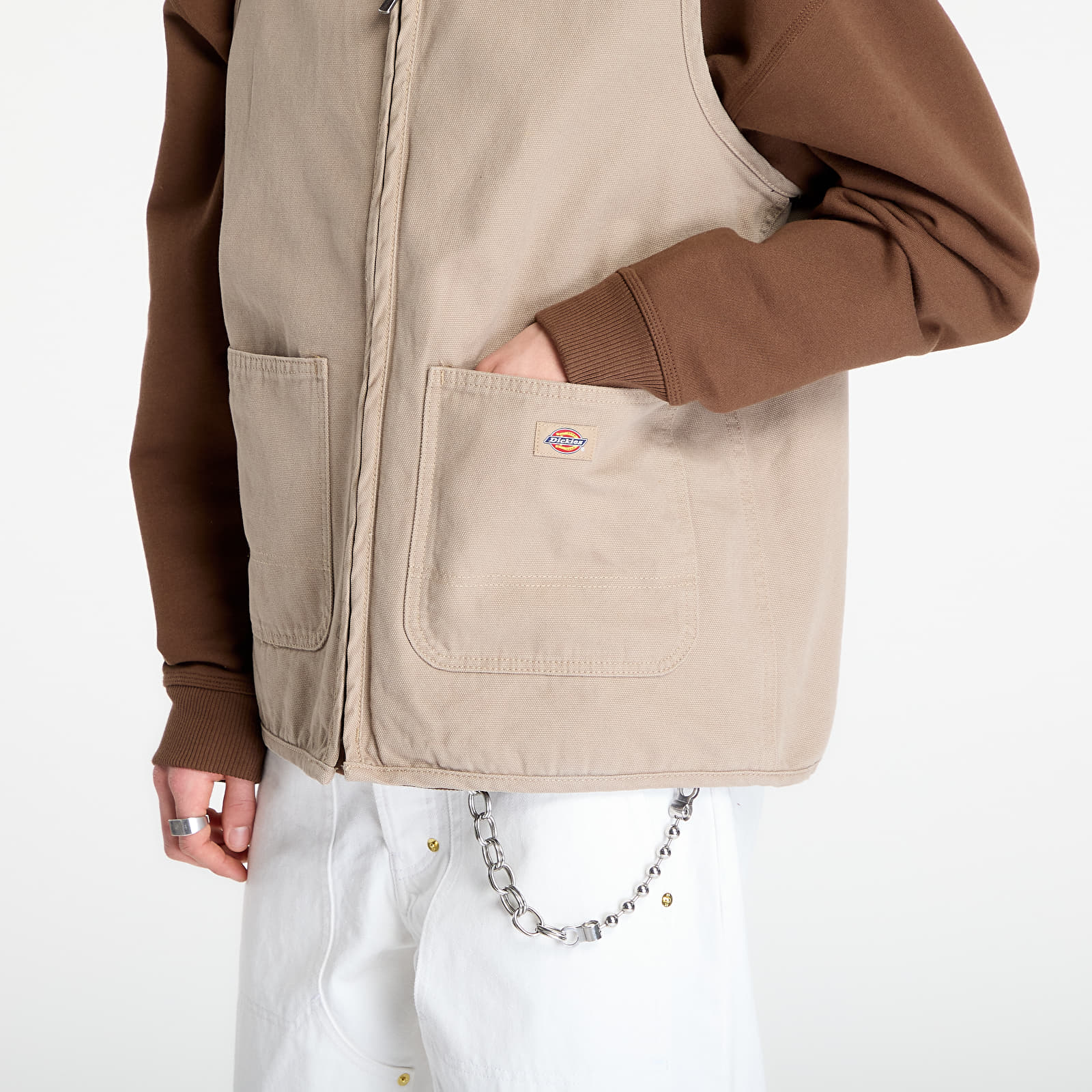 Veste pentru bărbați Dickies Canvas Summer Vest Desert Sand