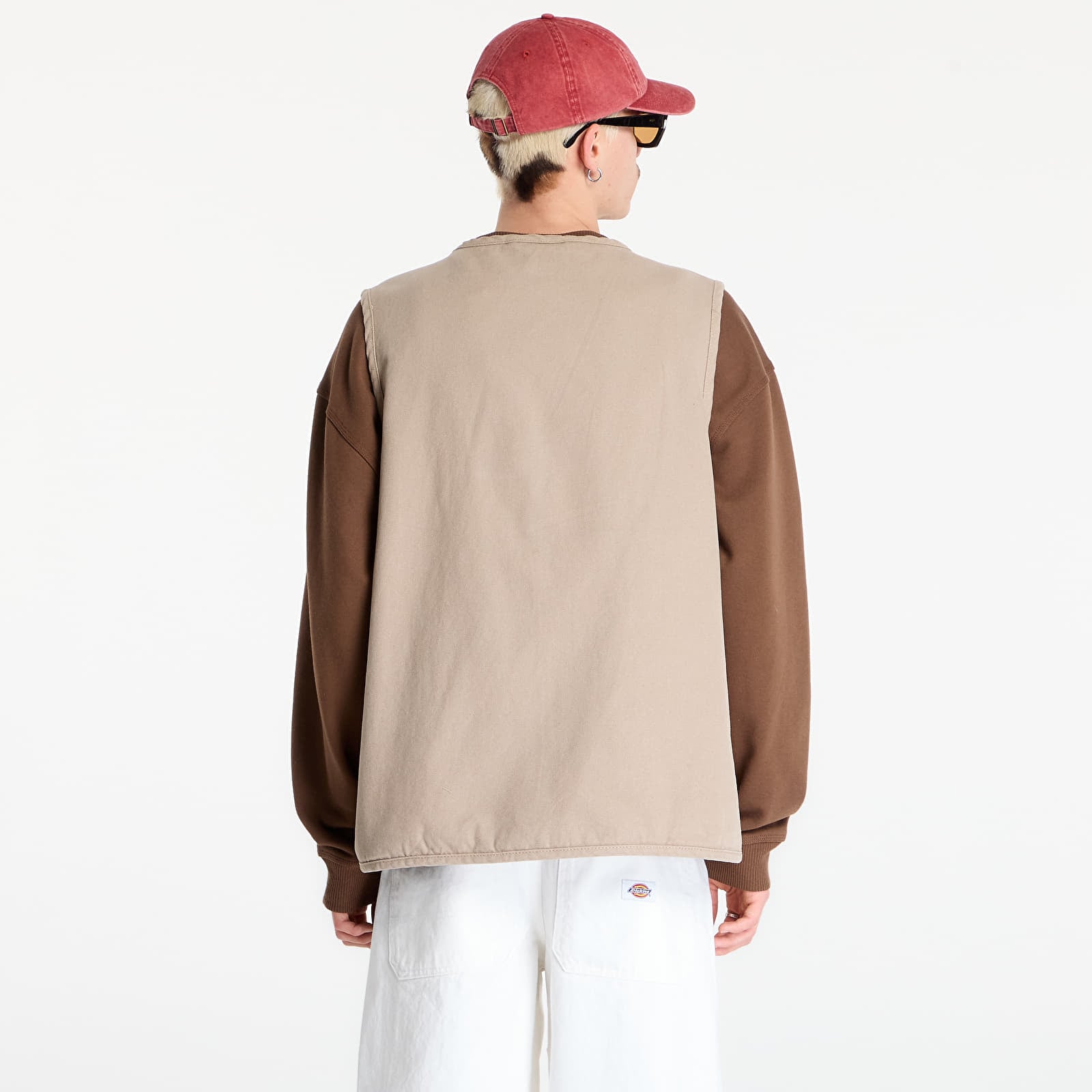 Veste pentru bărbați Dickies Canvas Summer Vest Desert Sand