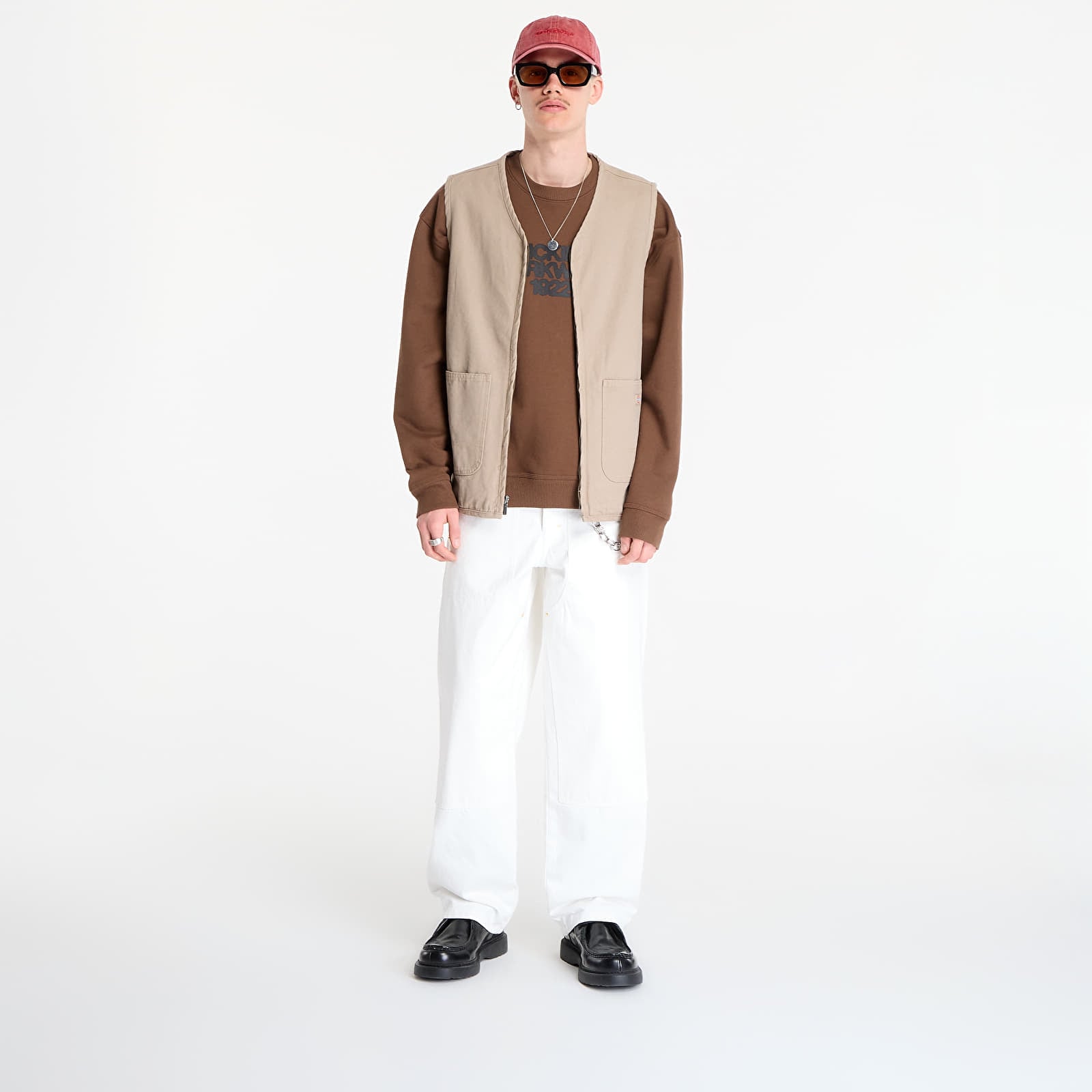 Veste pentru bărbați Dickies Canvas Summer Vest Desert Sand