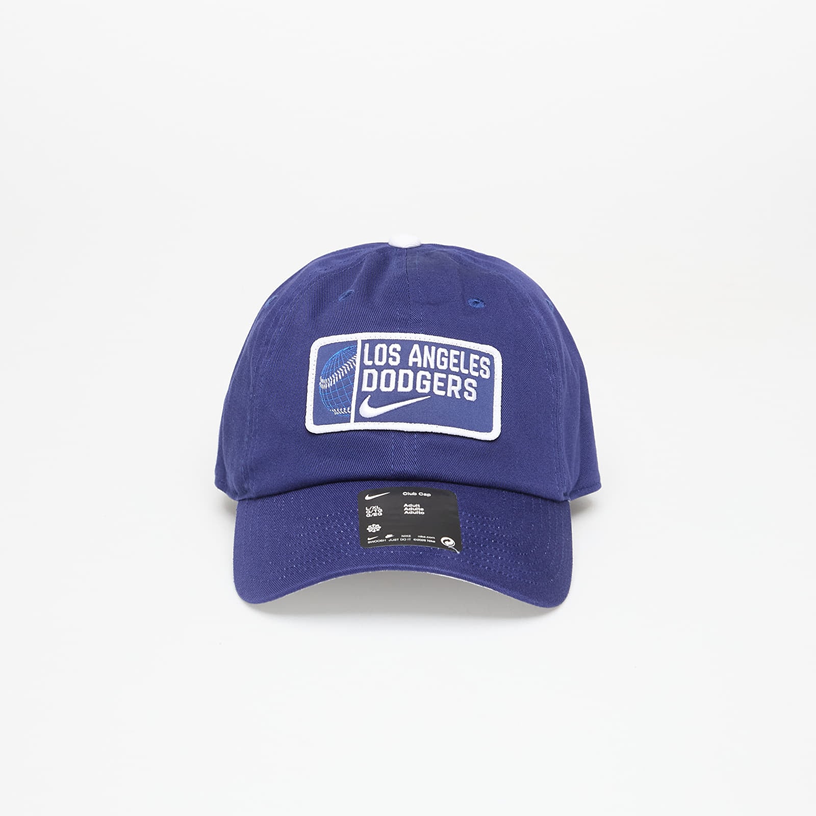 Kasketter til mænd Nike Primetime Club Unstructured Organic Cotton Cap Loyal Blue/White