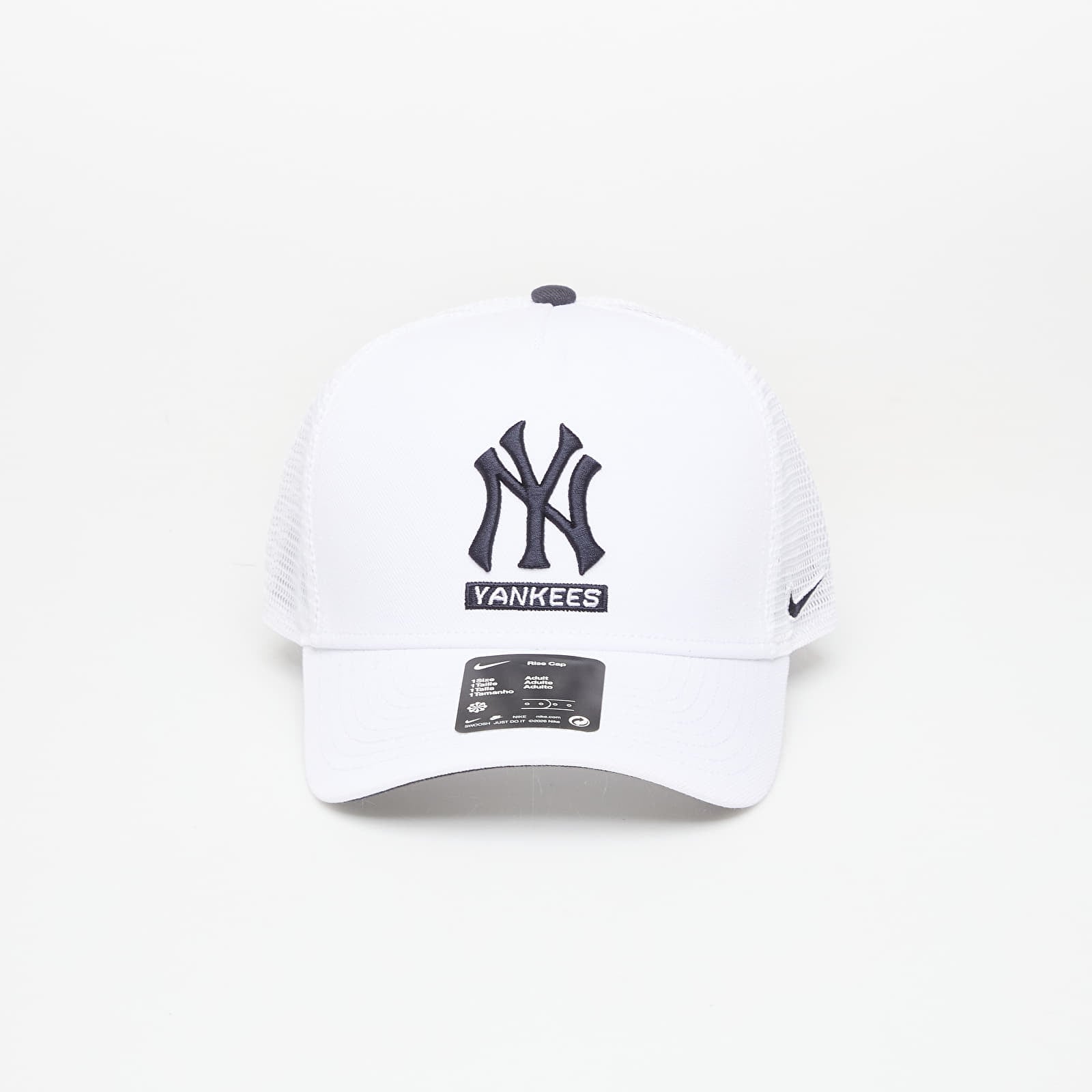 Kasketter til mænd Nike Primetime Dri-Fit Rise Structured 5 Panel Trucker Cap White/ Pitch Blue/ White