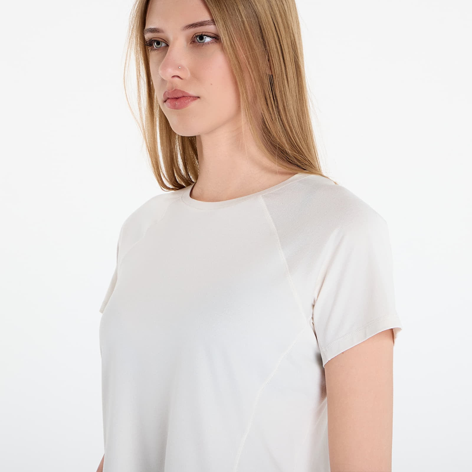 T-särgid The North Face Jaida Ss Tee White Dune Light Heather