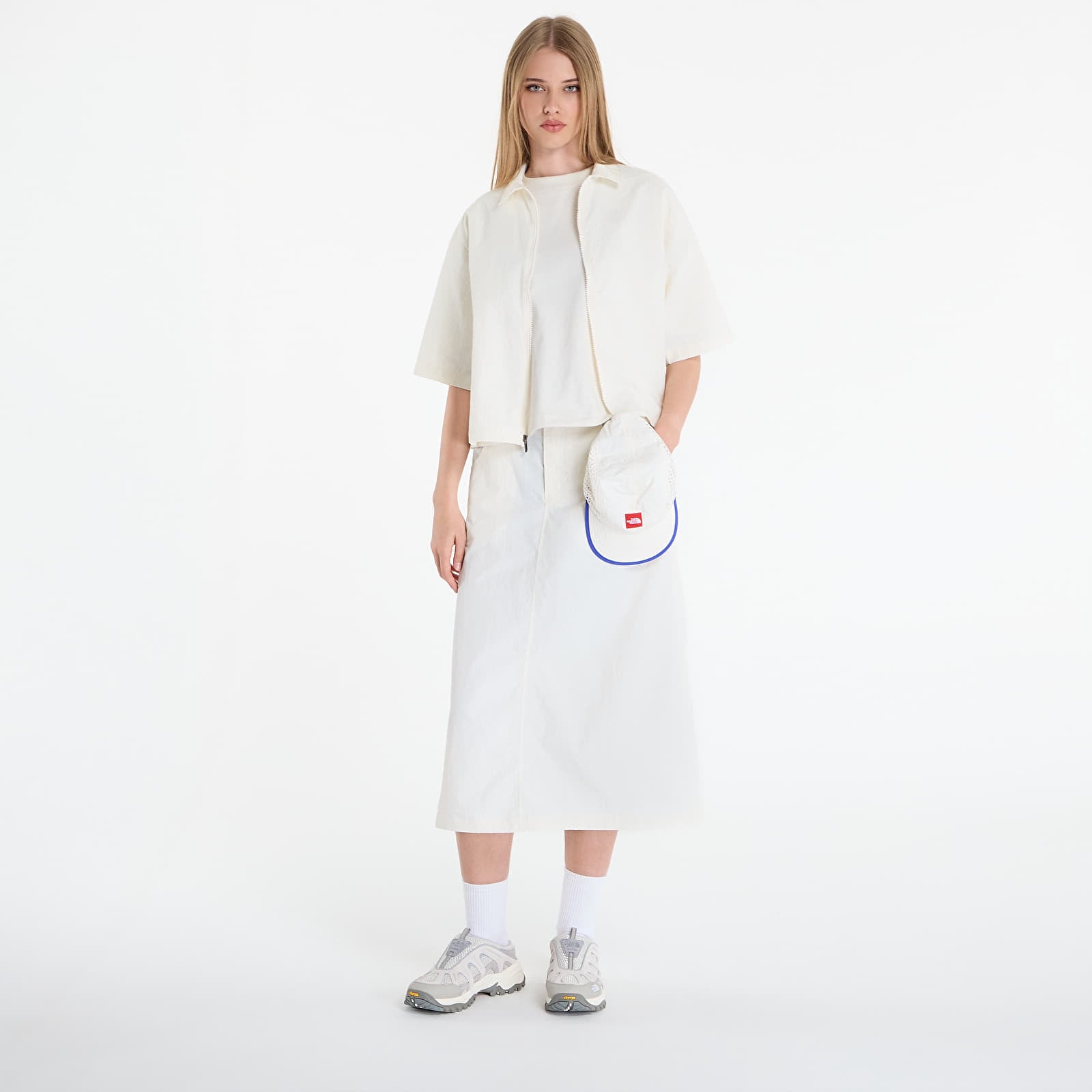 Röcke The North Face Redbox Nylon Belted Skirt White Dune