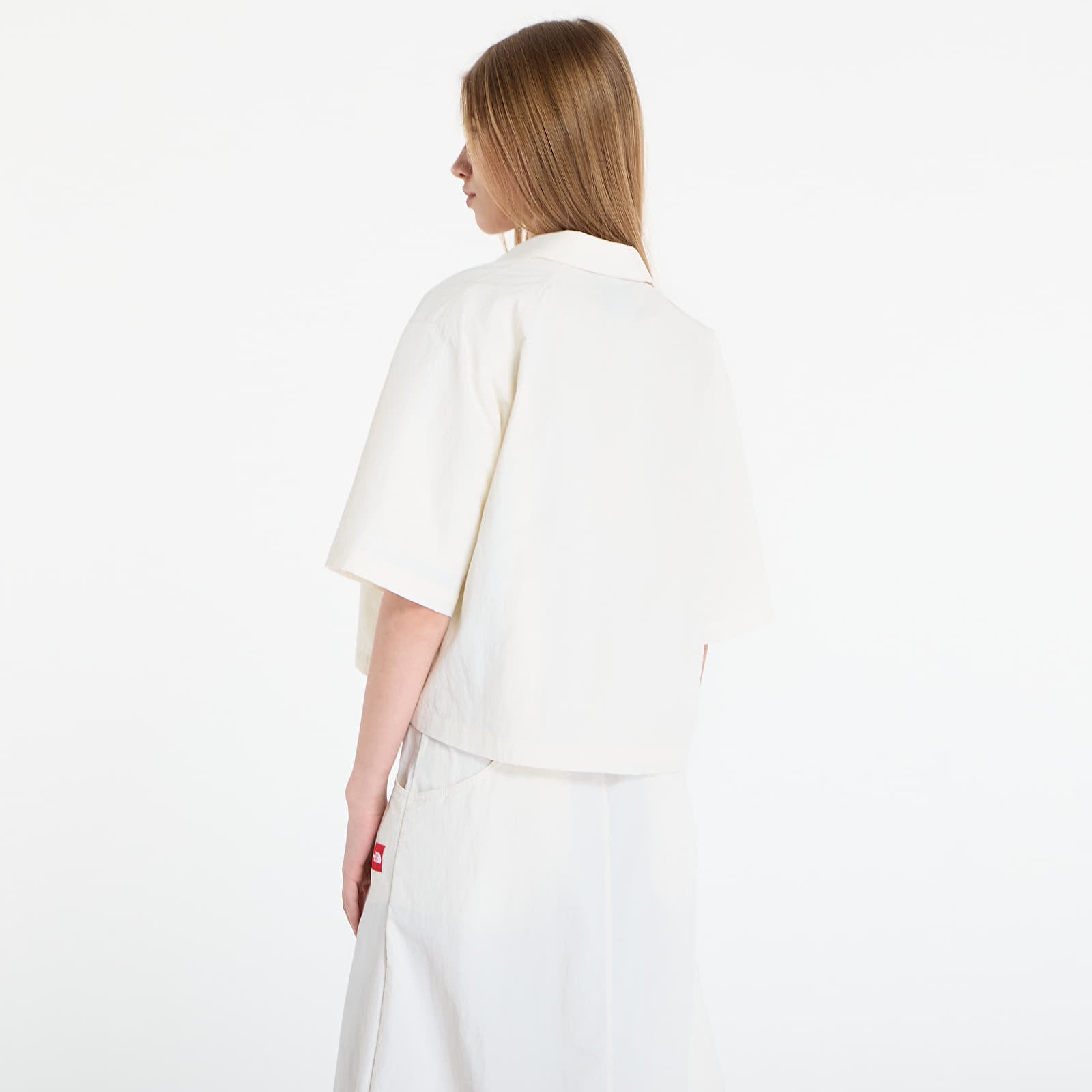 Košile The North Face Redbox Nylon S/S Shirt White Dune